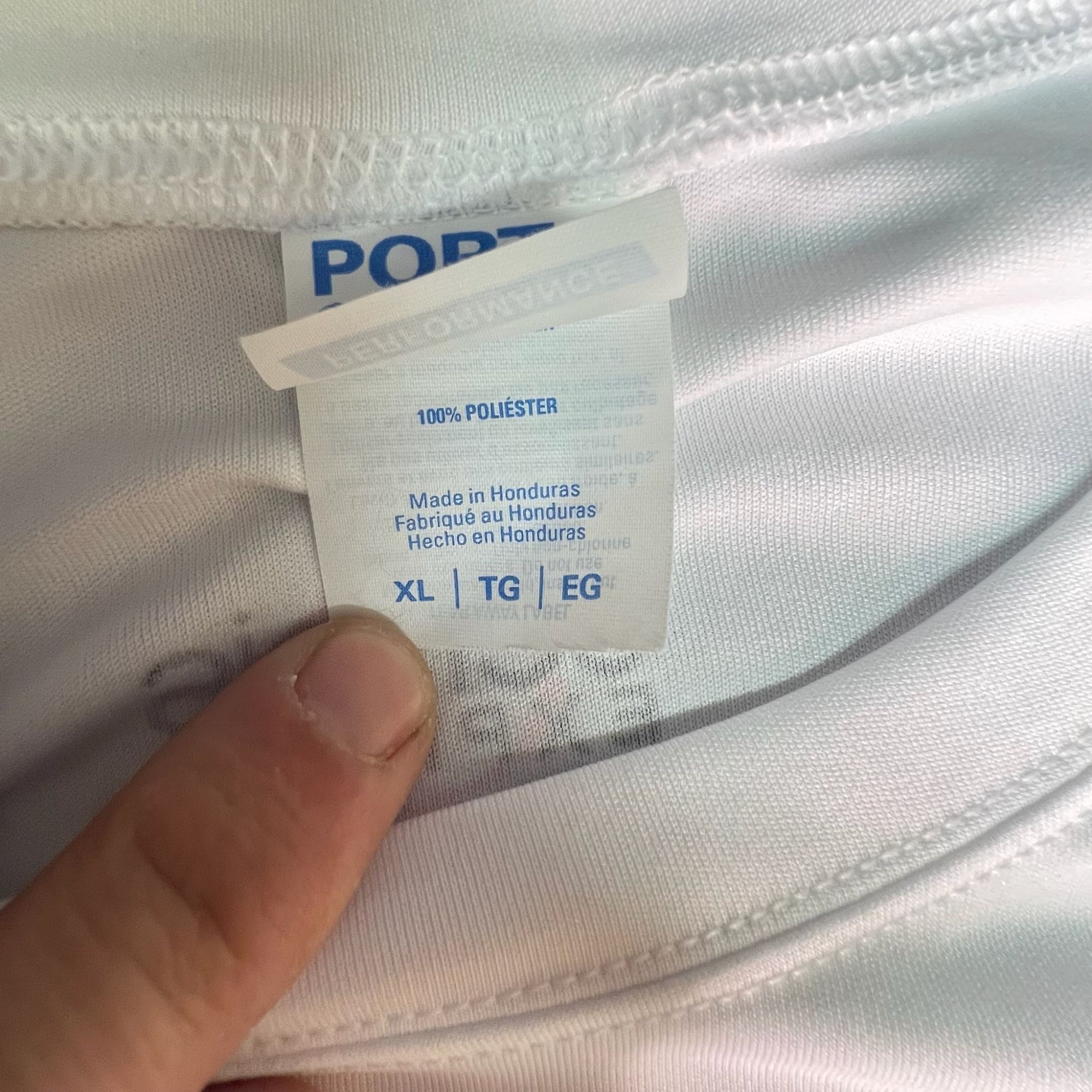 Port & Company "Dont Touch My Balls!" Tennis Humor White T-Shirt Port & Com Size US XL / EU 56 / 4 - 7 Thumbnail