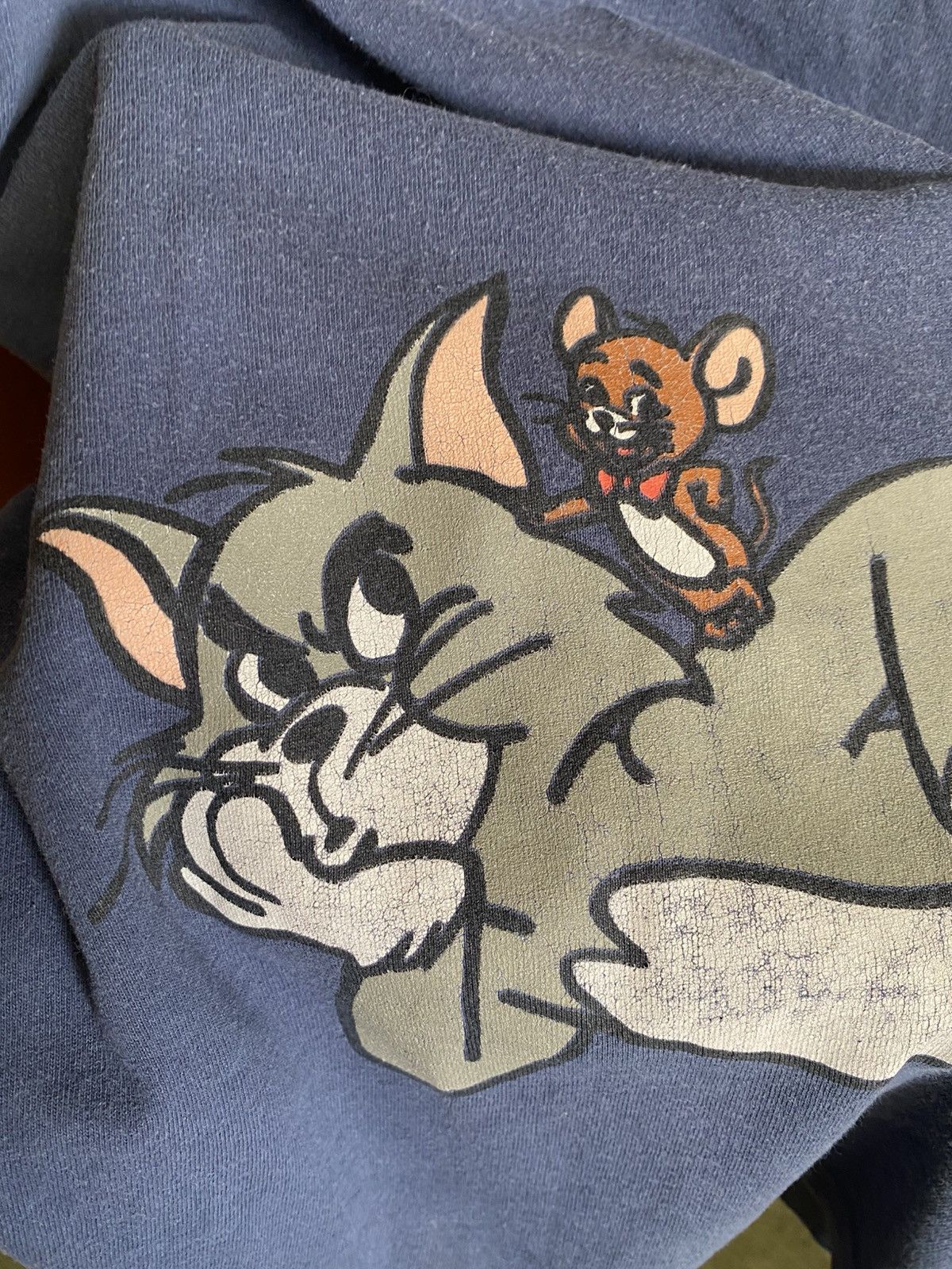 Cartoon Network × Vintage ❗️VINTAGE 1993 TOM AND JERRY DOUBLE SIDE PRINT TEE 90s❗️ rare Size US XL / EU 56 / 4 - 10 Thumbnail