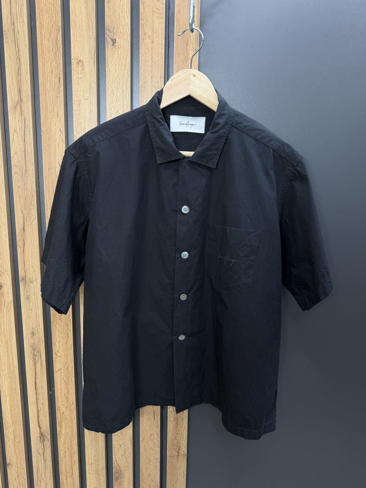 Second/Layer Second/Layer Black Short Sleeve Shirt Size XL Size US XL / EU 56 / 4 - 1 Thumbnail