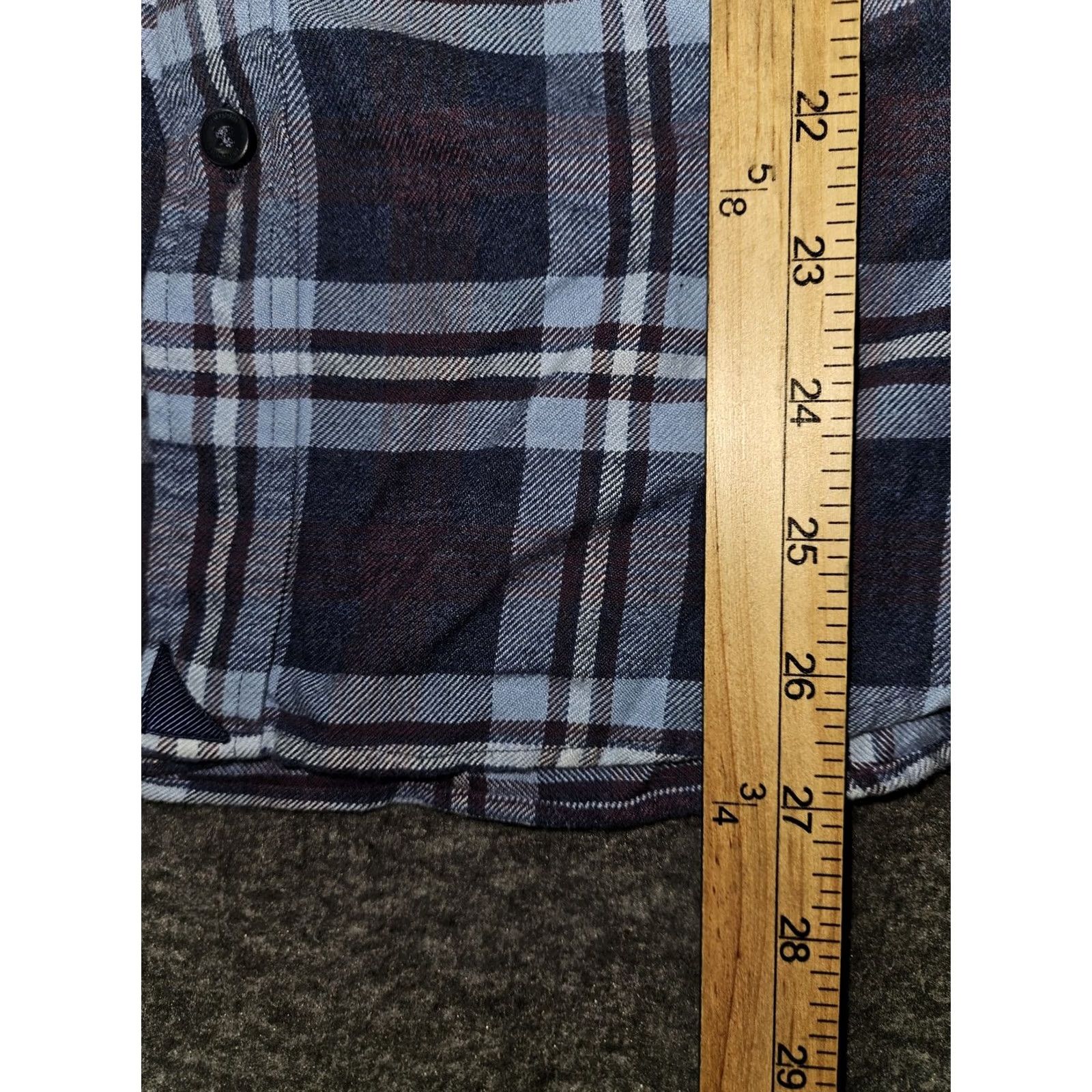 UNTUCKit UNTUCKit Shirt Mens Large Blue Red Plaid Slim Fit Button Down Long Sleeve Cotton Size US L / EU 52-54 / 3 - 6 Thumbnail