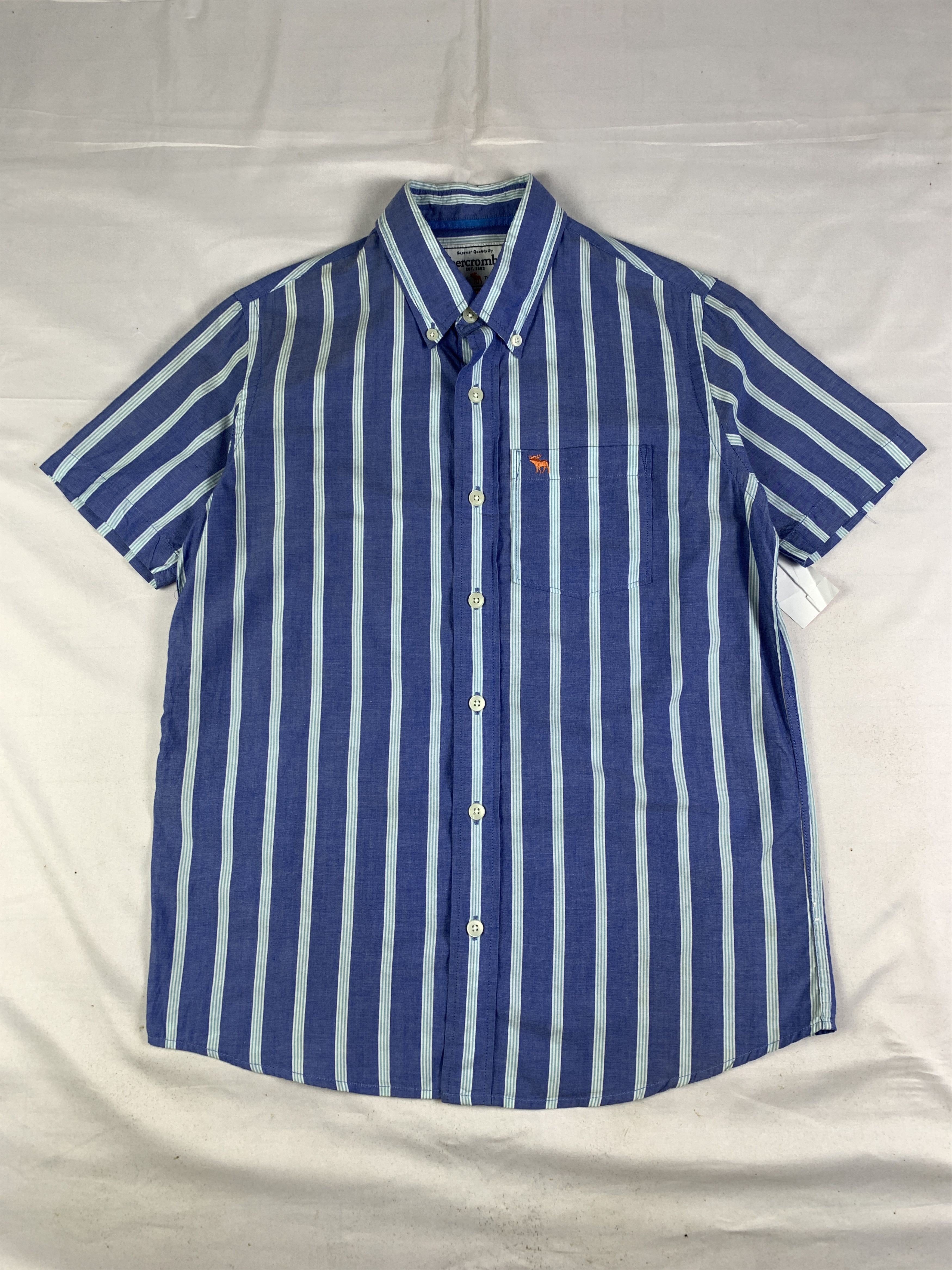 Abercrombie & Fitch Abercrombie & Fitch Stripes Pocket Shirt (XL) Size XL / US 12-14 / IT 48-50 - 1 Thumbnail