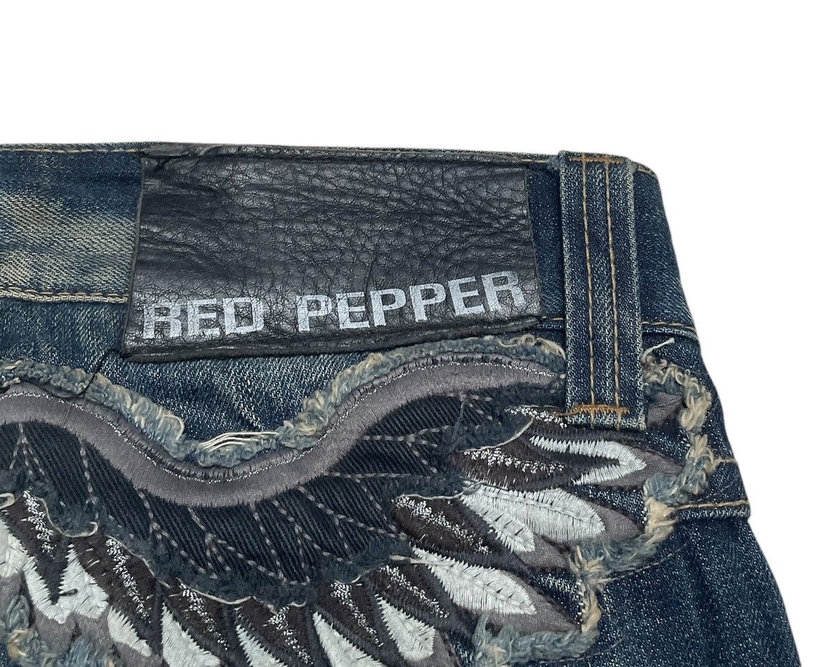 If Six Was Nine Rare Design Vintage Japanese Brand Red Pepper Jeans 2000s Size US 32 / EU 48 - 7 Thumbnail