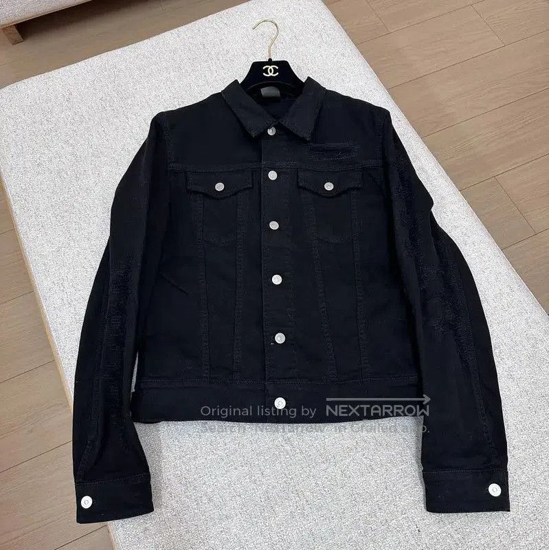 Dior Dior Black Men's Denim Jacket . Size US S / EU 44-46 / 1 - 1 Thumbnail
