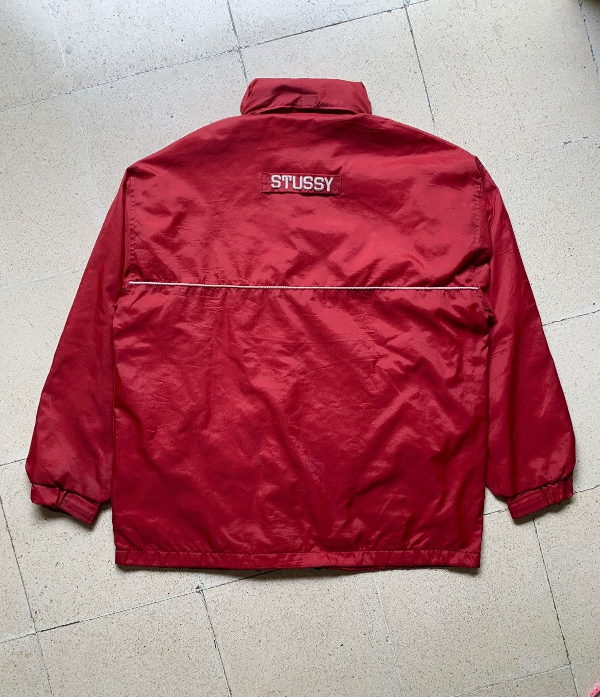 Stussy Vintage 90’s Stussy script embroidery hidden hoodie jacket Size US L / EU 52-54 / 3 - 8 Thumbnail