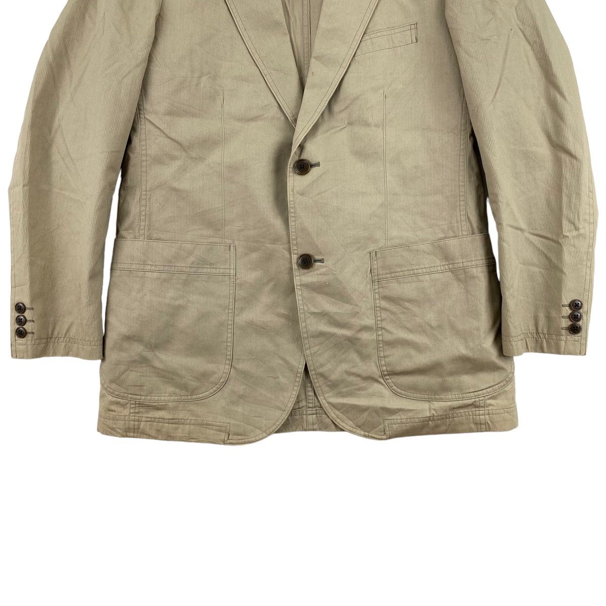 Japanese Brand × Kansai Yamamoto SISSY By KANSAI YAMAMOTO Japan Plain Brown Blazer Coat Size US S / EU 44-46 / 1 - 3 Thumbnail