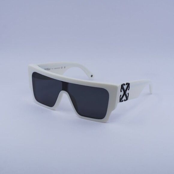 Off-White Off-White OERI14F MARION 0107 Sunglasses White Shield Frame Size ONE SIZE - 3 Thumbnail