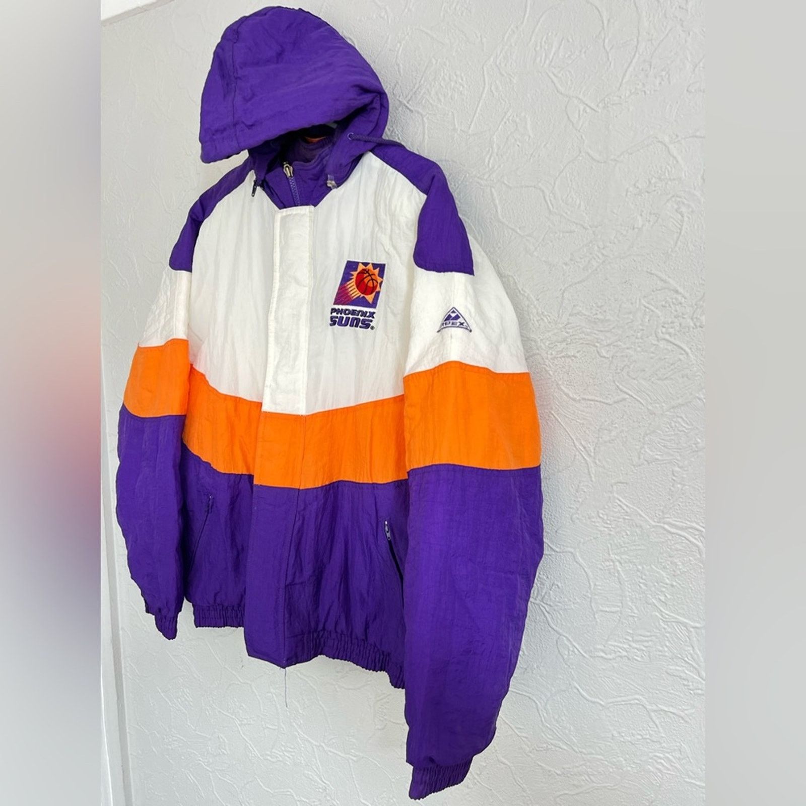 Apex One Vintage 90s Phoenix Suns Puffer Jacket Apex One SIGNED NICE Size US XL / EU 56 / 4 - 3 Thumbnail