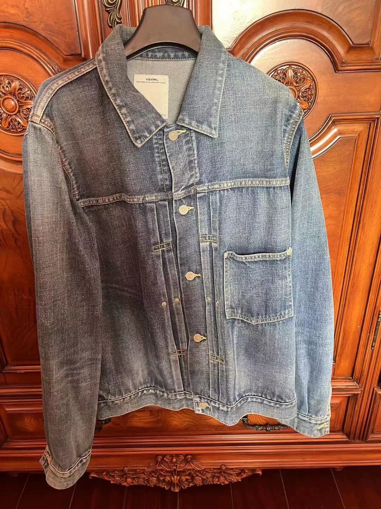 Visvim Visvim Men's Denim Shirt Size 4 Size US XL / EU 56 / 4 - 1 Thumbnail