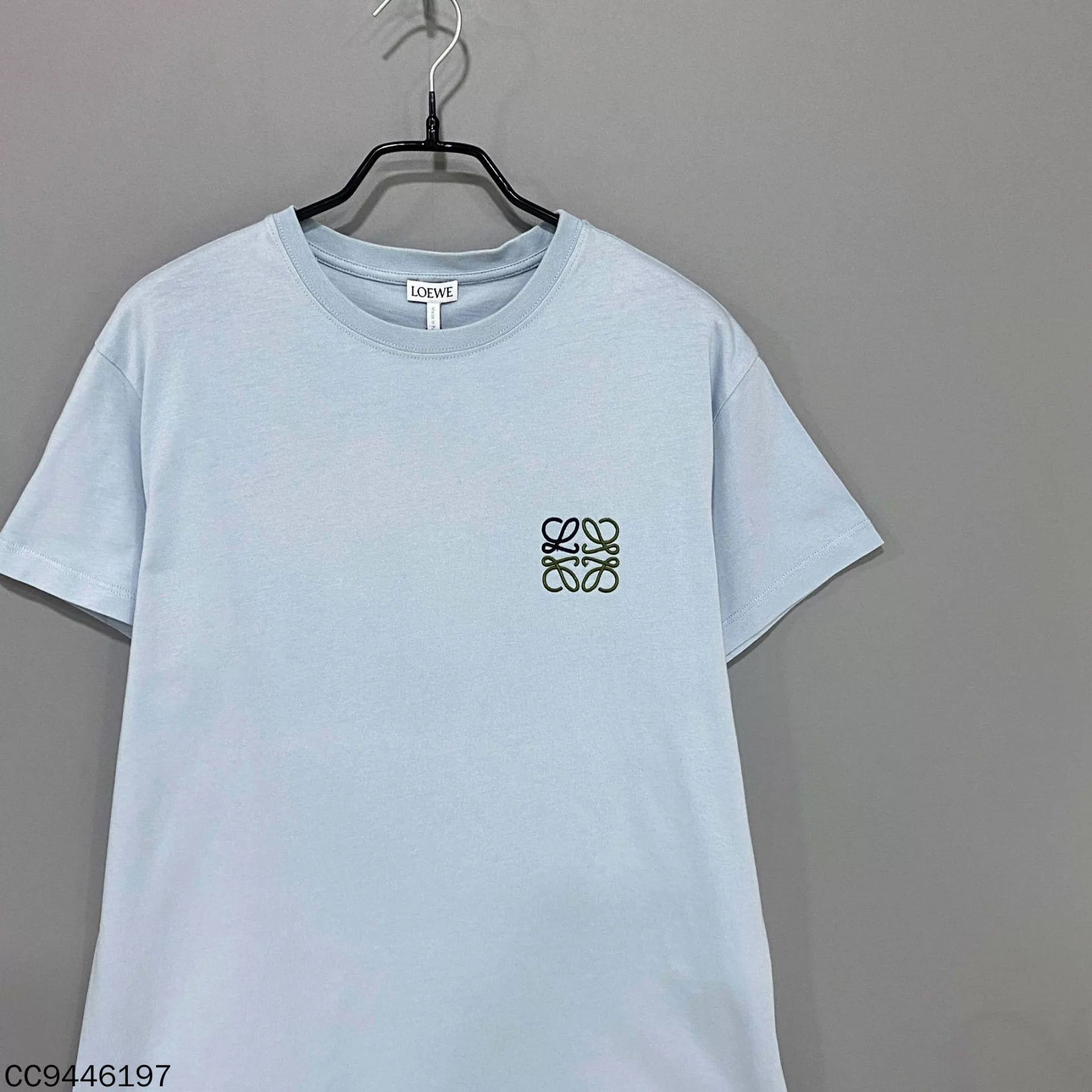 Loewe LOEWE Mist Blue Embroidered Logo Short Tee XS 95N Size US XS / EU 42 / 0 - 2 Thumbnail