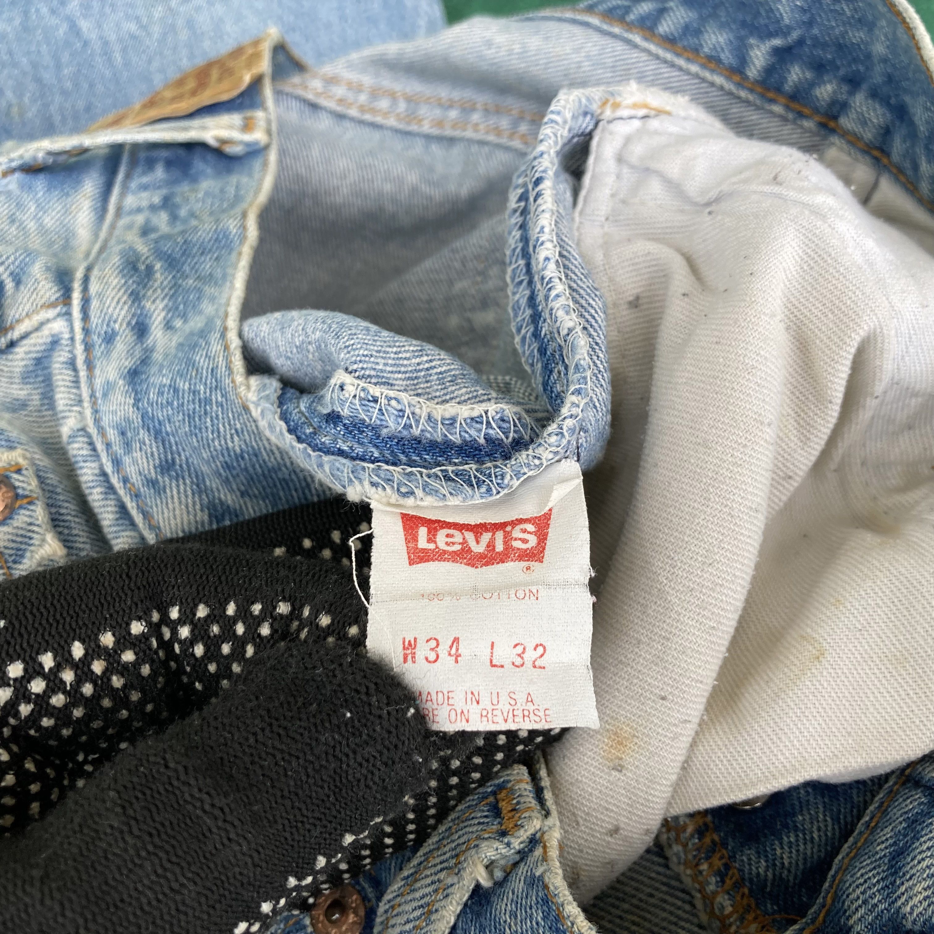 Levi's 31x29 Vintage Levis 501xx Button Fly Blue Denim Jeans Size US 31 - 5 Thumbnail