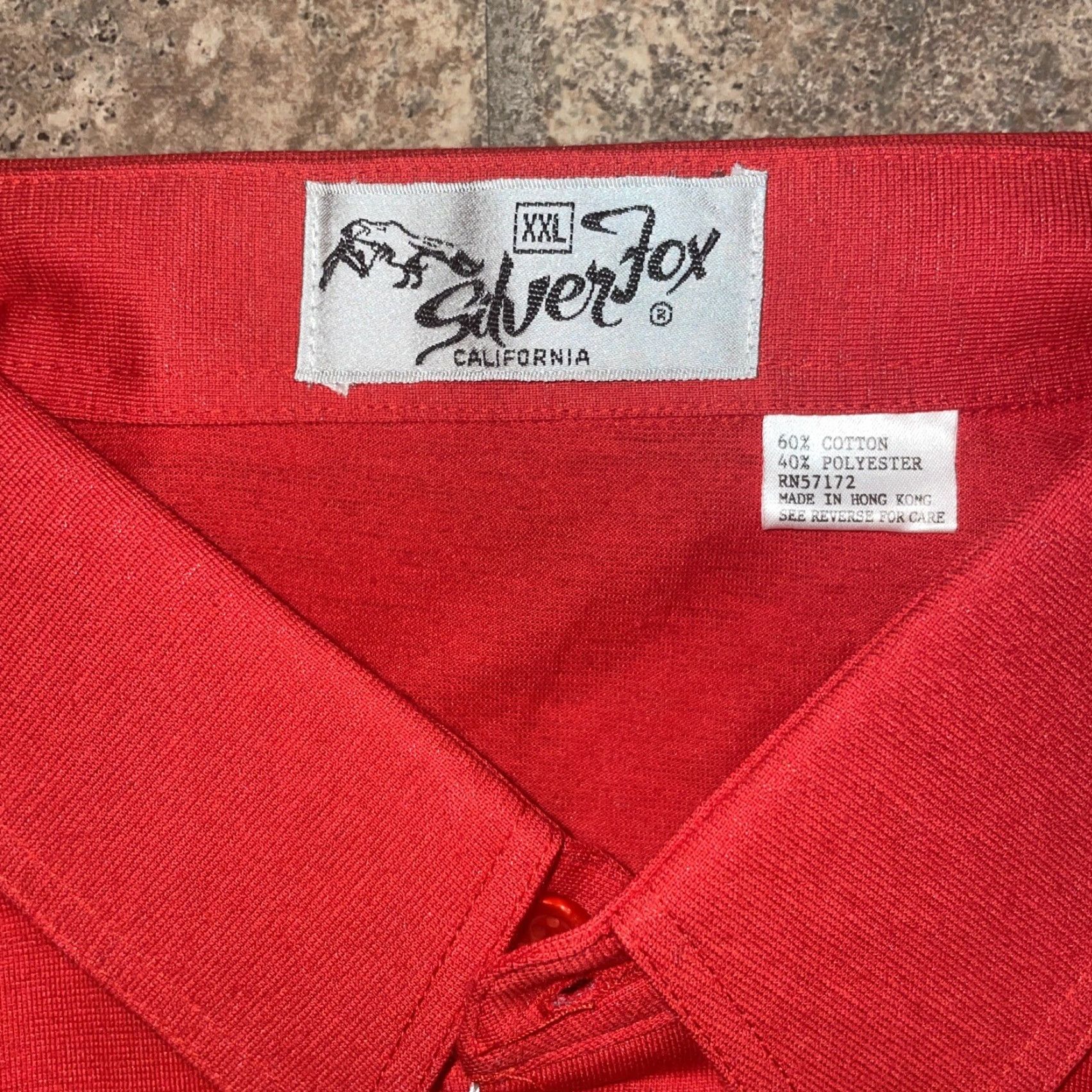 Vintage VINTAGE Polo Sportsman Men’s Short Sleeve Red Polo Shirt 2XL Silver Fox NWT Size US XXL / EU 58 / 5 - 3 Thumbnail