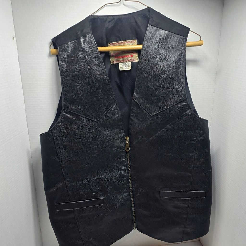 The Unbranded Brand Permit Platinum Leather Vest XL Size US XL / EU 56 / 4 - 1 Thumbnail