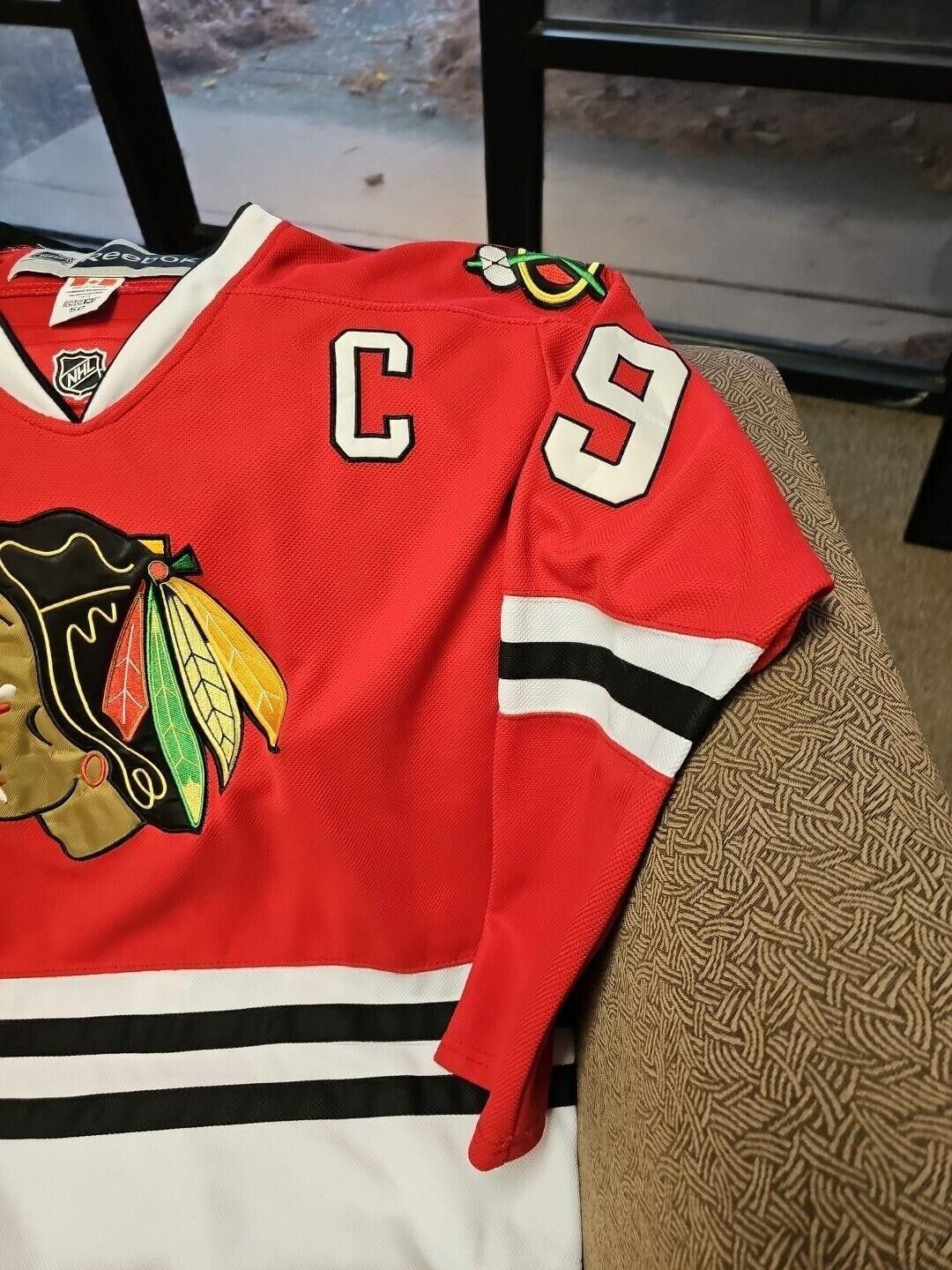 Reebok CCM Blackhawks Johnathan Toews #19 Size 50 W/ Fight Strap Size ONE SIZE - 6 Thumbnail