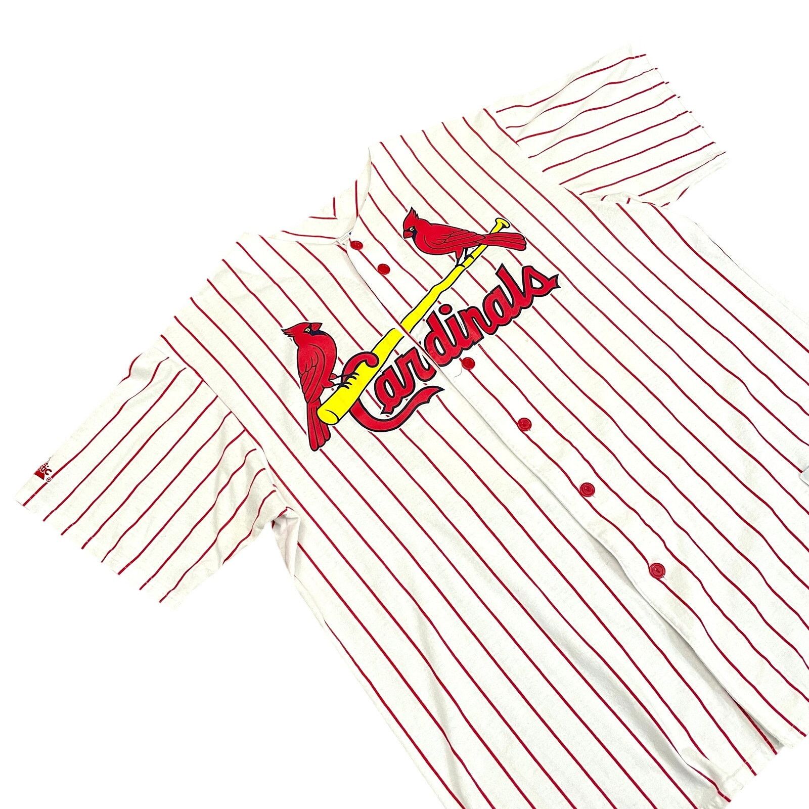 Majestic Cardinals McGwire Majestic MLB Pinstripe Jersey - Size XL Size US XL / EU 56 / 4 - 7 Thumbnail