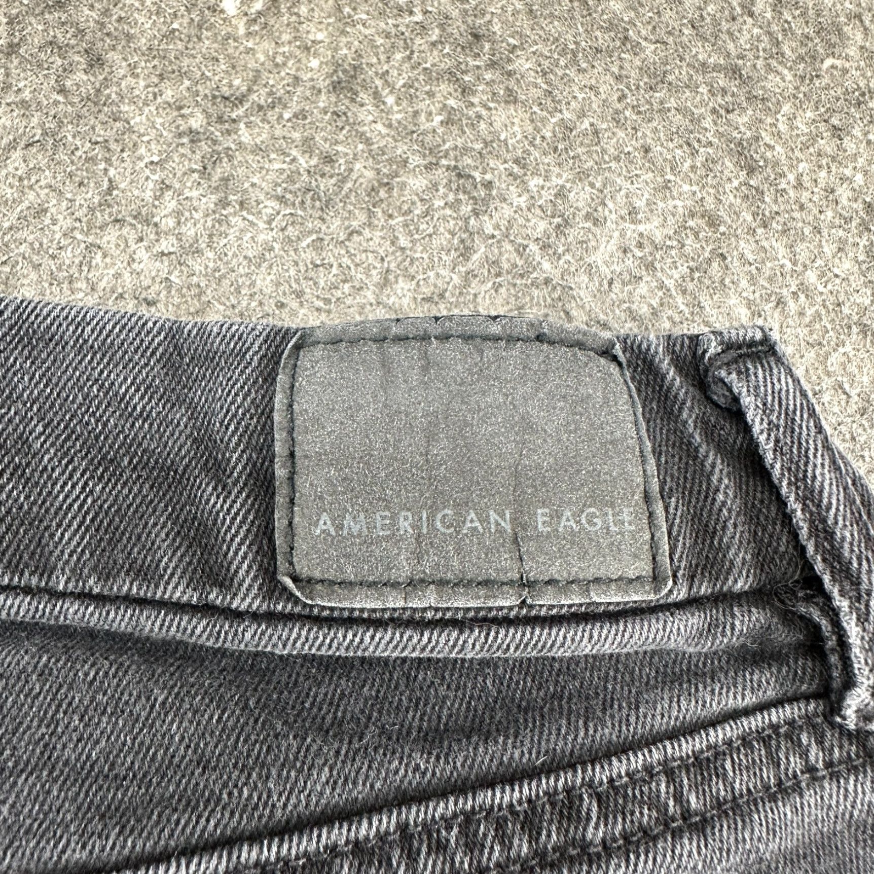 American Eagle Outfitters VINTAGE American Eagle Outfitters Jeans Womens 0 Long Black Curvy Super High Rise Baggy Straight 90s Grunge Retro Rock Distressed Jeans Womens 0 Black Size 25" / US 0 / IT 36 - 3 Thumbnail