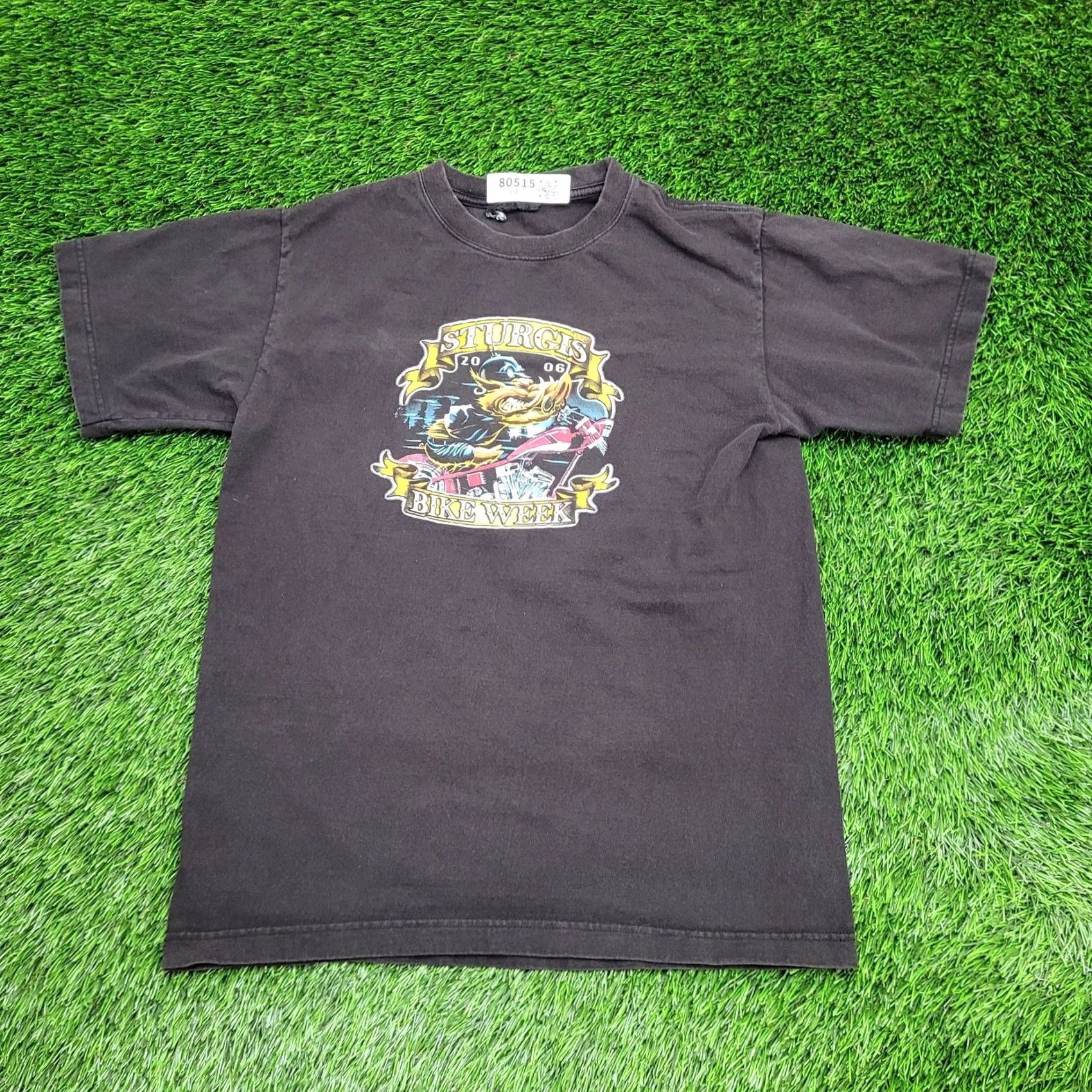 Vintage Sturgis Biker Week Shirt Medium Black Shirt Mens 2000s Graphics Logo Short Sleeve Crew Neck Cotton Polyester Size US M / EU 48-50 / 2 - 2 Thumbnail