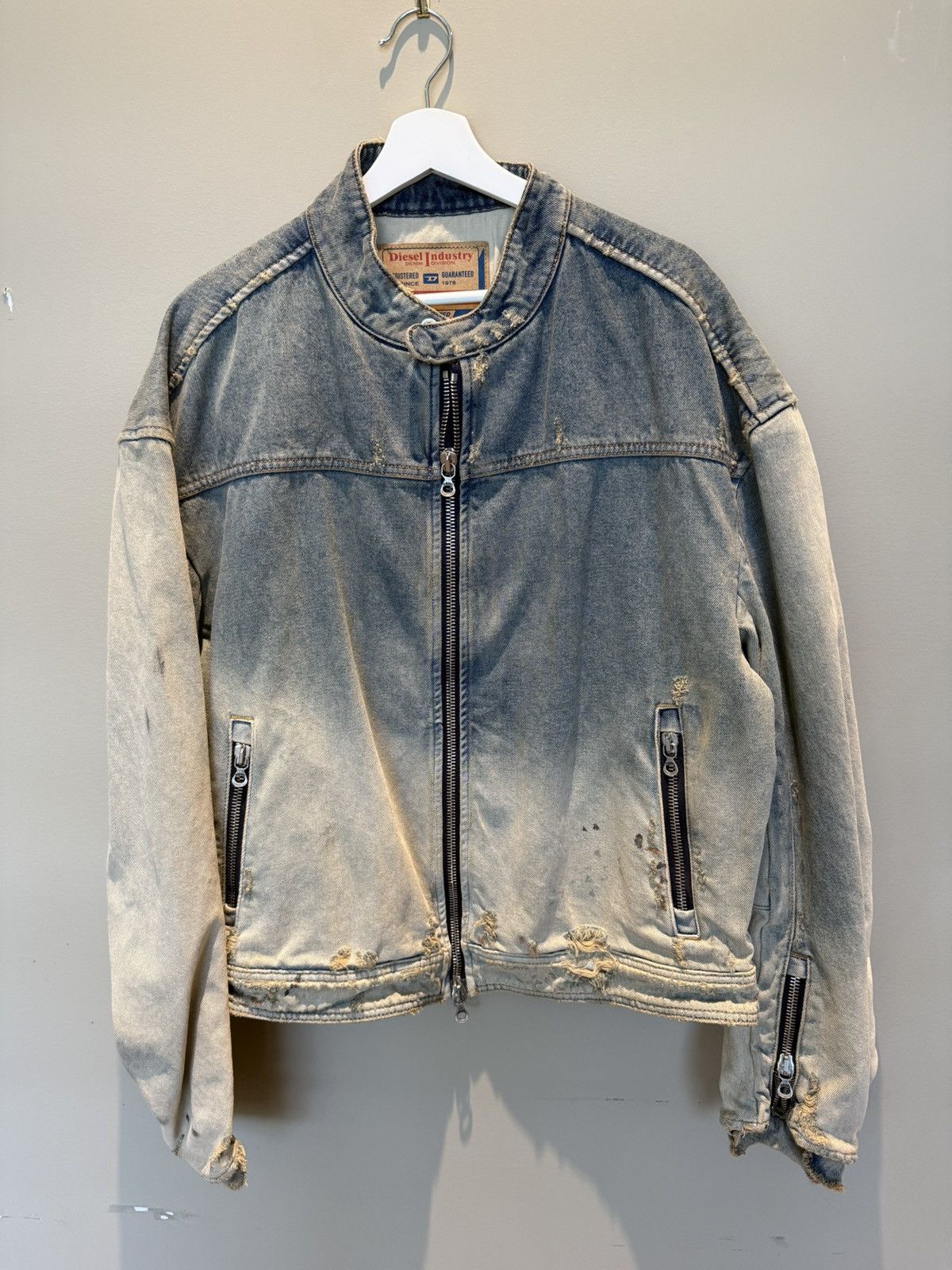 Diesel Disel distressed demin jacket Size US L / EU 52-54 / 3 - 1 Thumbnail