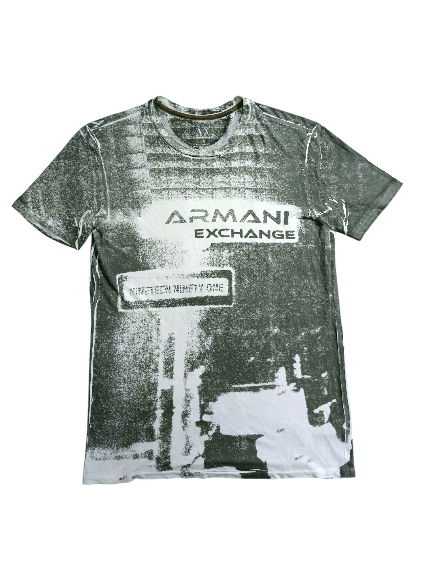 Armani Exchange AX FULLPRINT T SHIRT Size US S / EU 44-46 / 1 - 1 Thumbnail