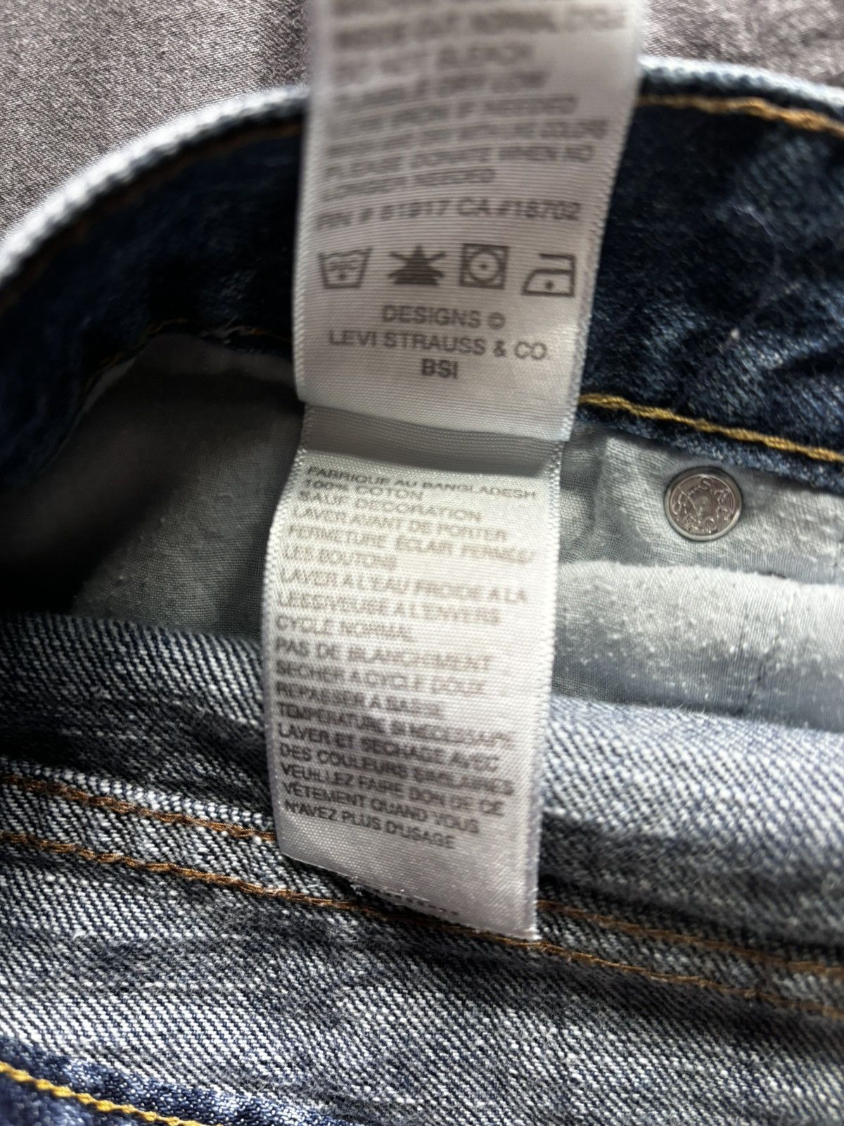 Levi's × Vintage Levis Vinatge 550 relaxed 33X28 Size US 33 - 7 Thumbnail