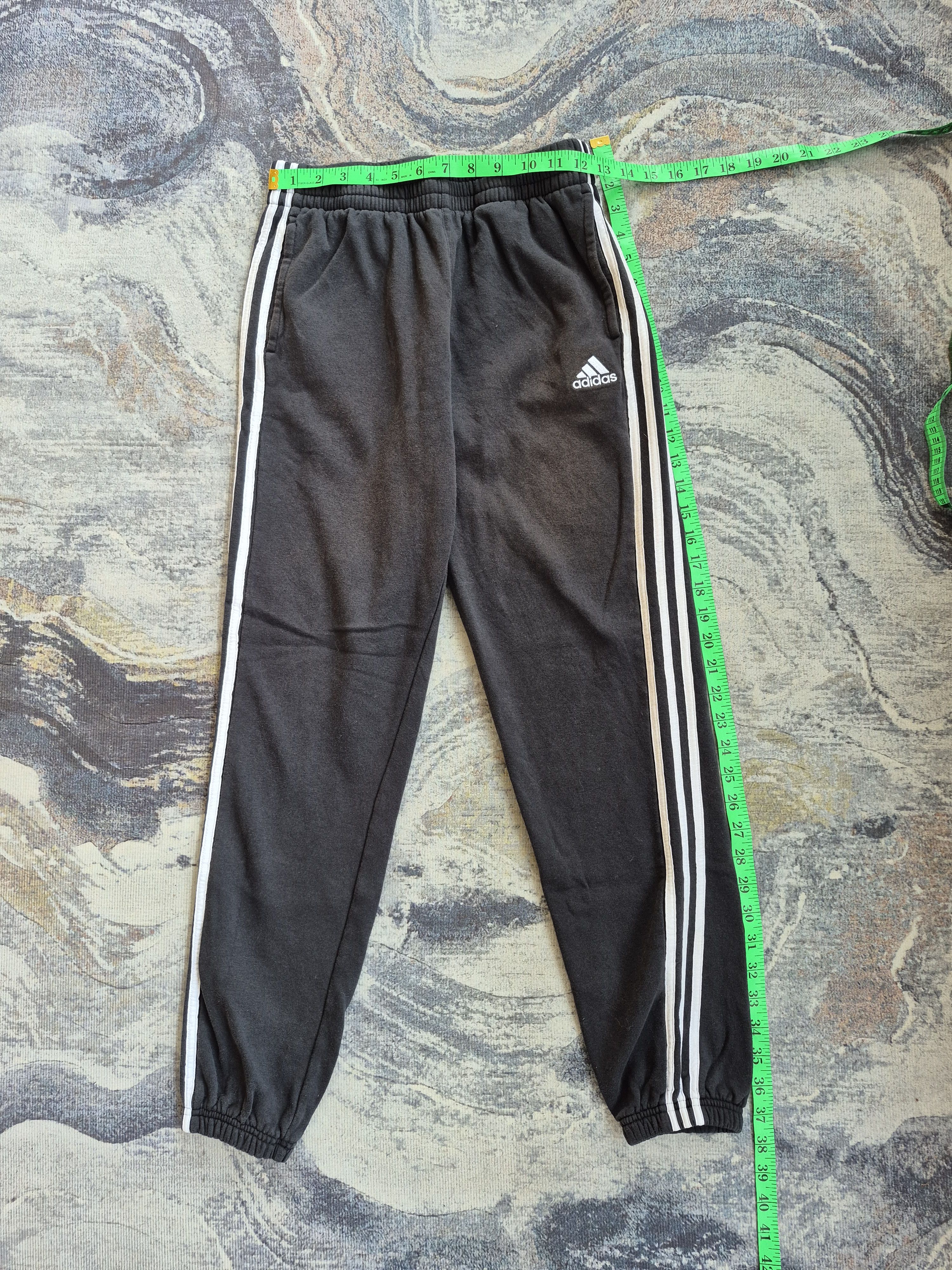 Adidas 🔥 Adidas Sweat Pants Joggers Three Stripes Size US 26 / EU 42 - 9 Thumbnail