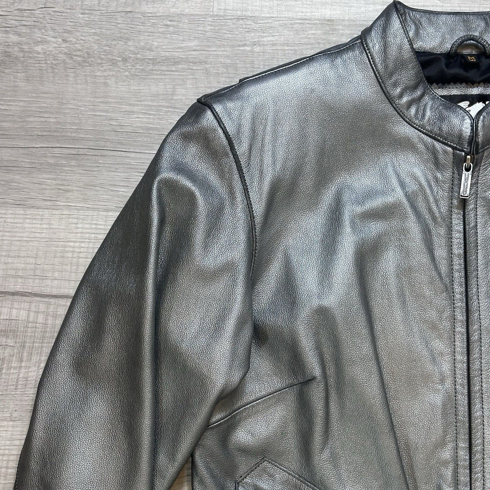 Harley Davidson Harley Davidson Genuine Leather Motorcycle Jacket Silver Size M / US 6-8 / IT 42-44 - 6 Thumbnail