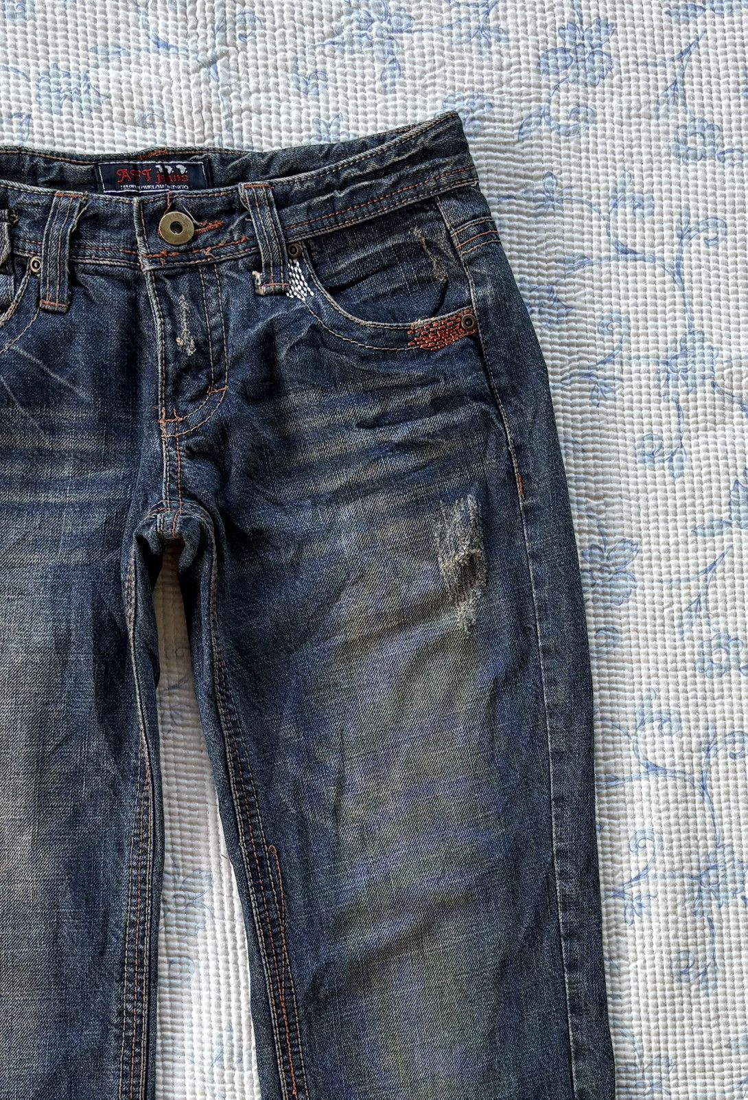 Other Africa Taro Streetwear Distressed Flared Denim Size US 30 / EU 46 - 6 Thumbnail