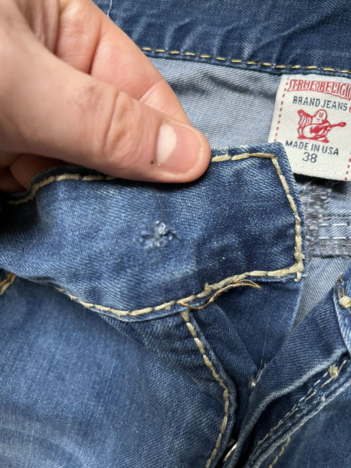 True Religion True Religion Ricky Super QT Jeans – Vintage Size US 36 / EU 52 - 7 Thumbnail