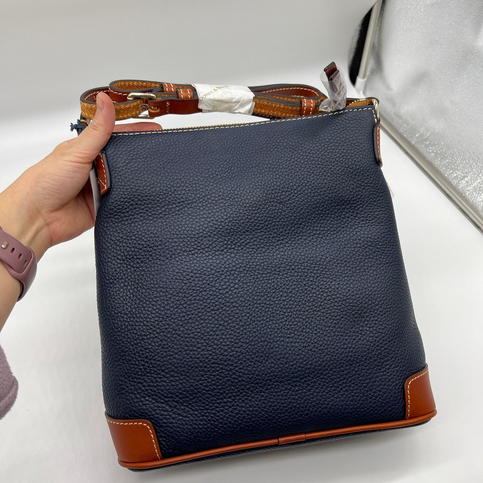 Dooney & Bourke Dooney & Bourke Pebble Leather Crossbody Bags Midnight Blue Size ONE SIZE - 2 Thumbnail