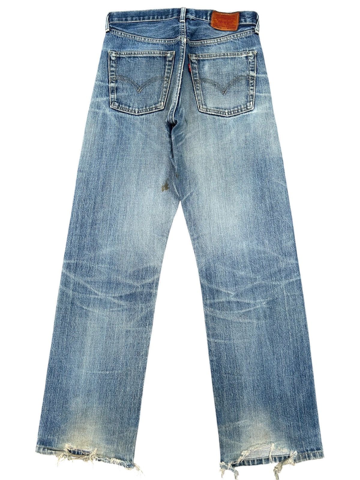 Kapital Vintage Levis Big E Selvedge Distressed Denim Jeans Size US 28 / EU 44 - 2 Thumbnail