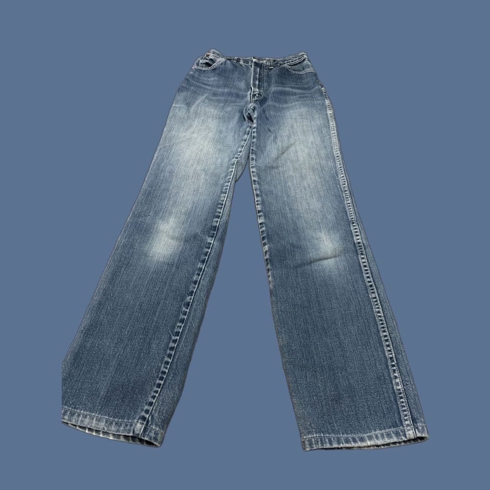 Wrangler VINTAGE Wrangler Jeans Junior High Waist 9 Straight Leg Denim USA Made Blue 80s Womens Jeans Size 30" / US 8 / IT 44 - 1 Thumbnail