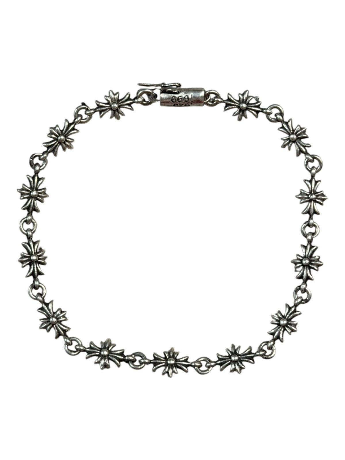 Chrome Hearts Chrome Hearts Tiny E Bracelet - 13 Links Size ONE SIZE - 1 Thumbnail