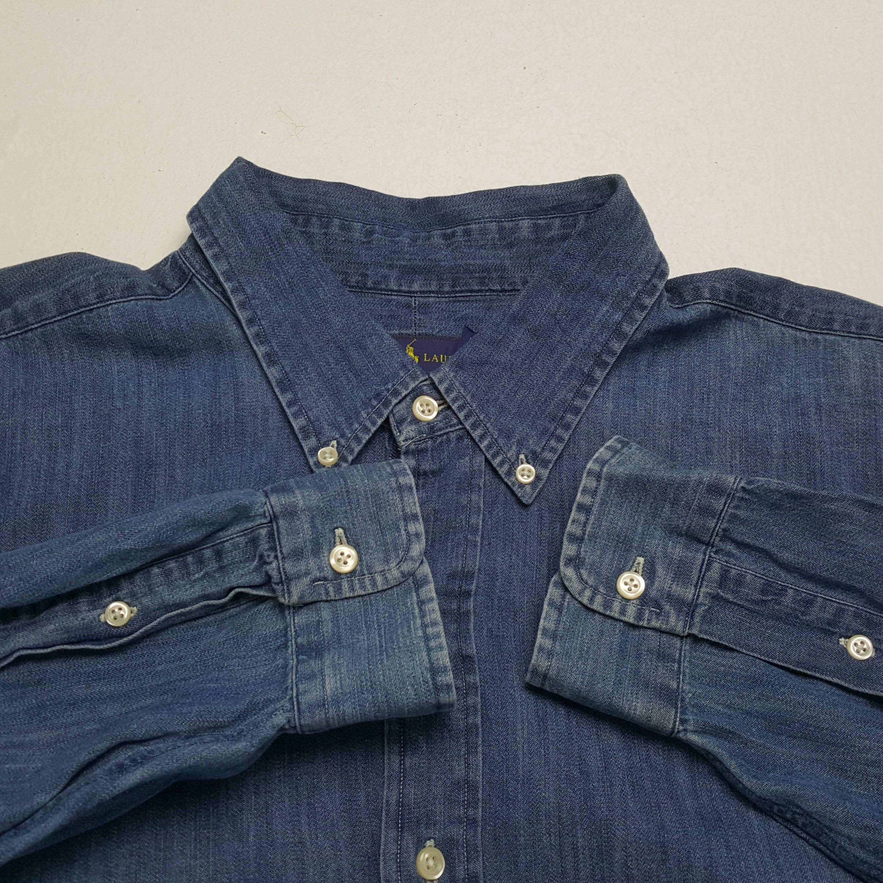 Ralph Lauren × Vintage RALPH LAUREN Fashion Brand Casual Style Shirt Size US XXL / EU 58 / 5 - 8 Thumbnail