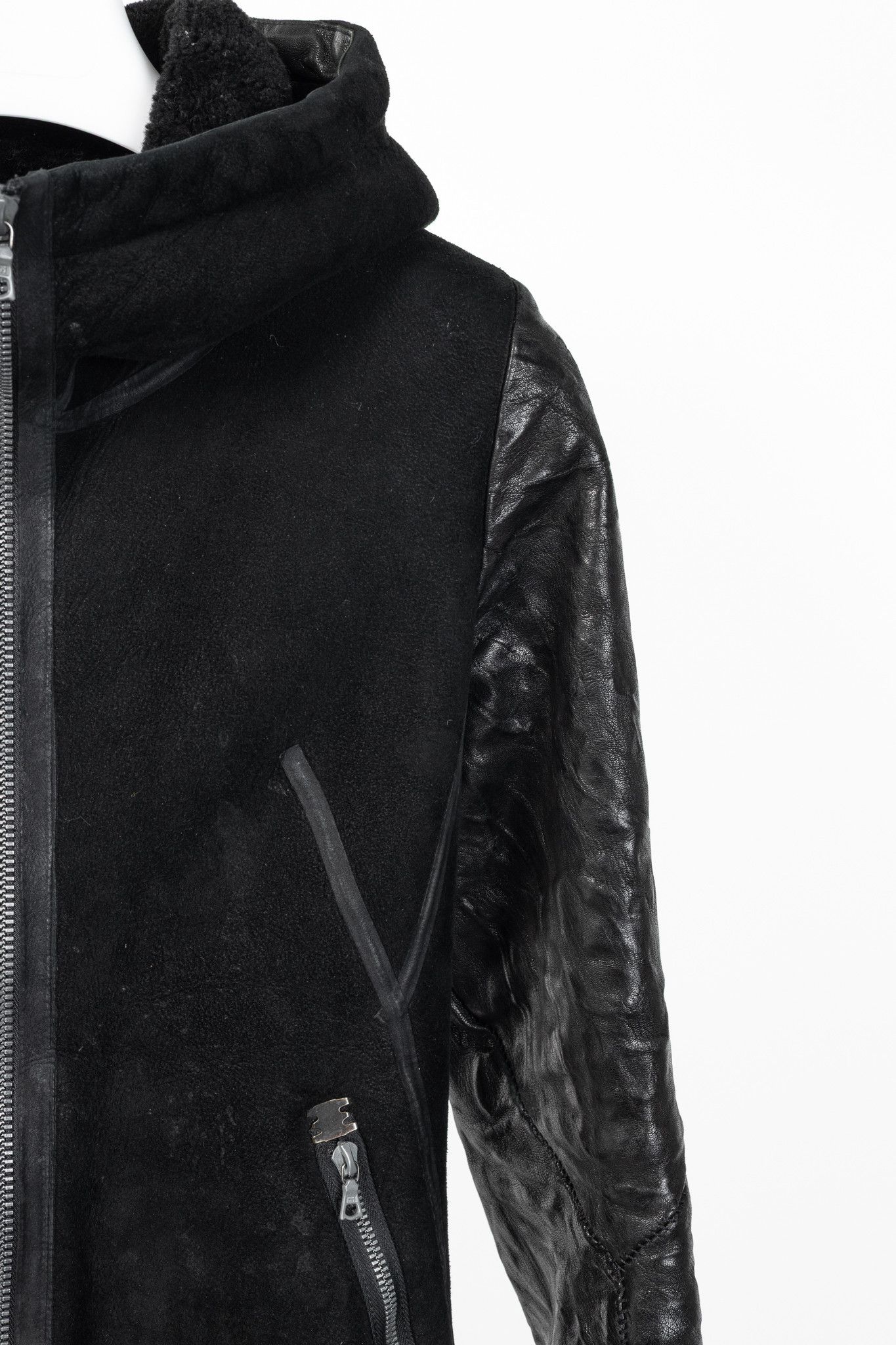 Isaac Sellam Experience Isaac Sellam Experience Arnaqueuse Hooded Shearling Coat Size S / US 4 / IT 40 - 4 Thumbnail