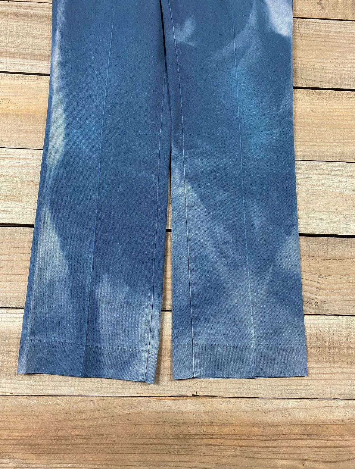 Vintage Sunfaded Indigo Work Pants – Surreal Patina, Size 30 Size US 31 - 4 Thumbnail