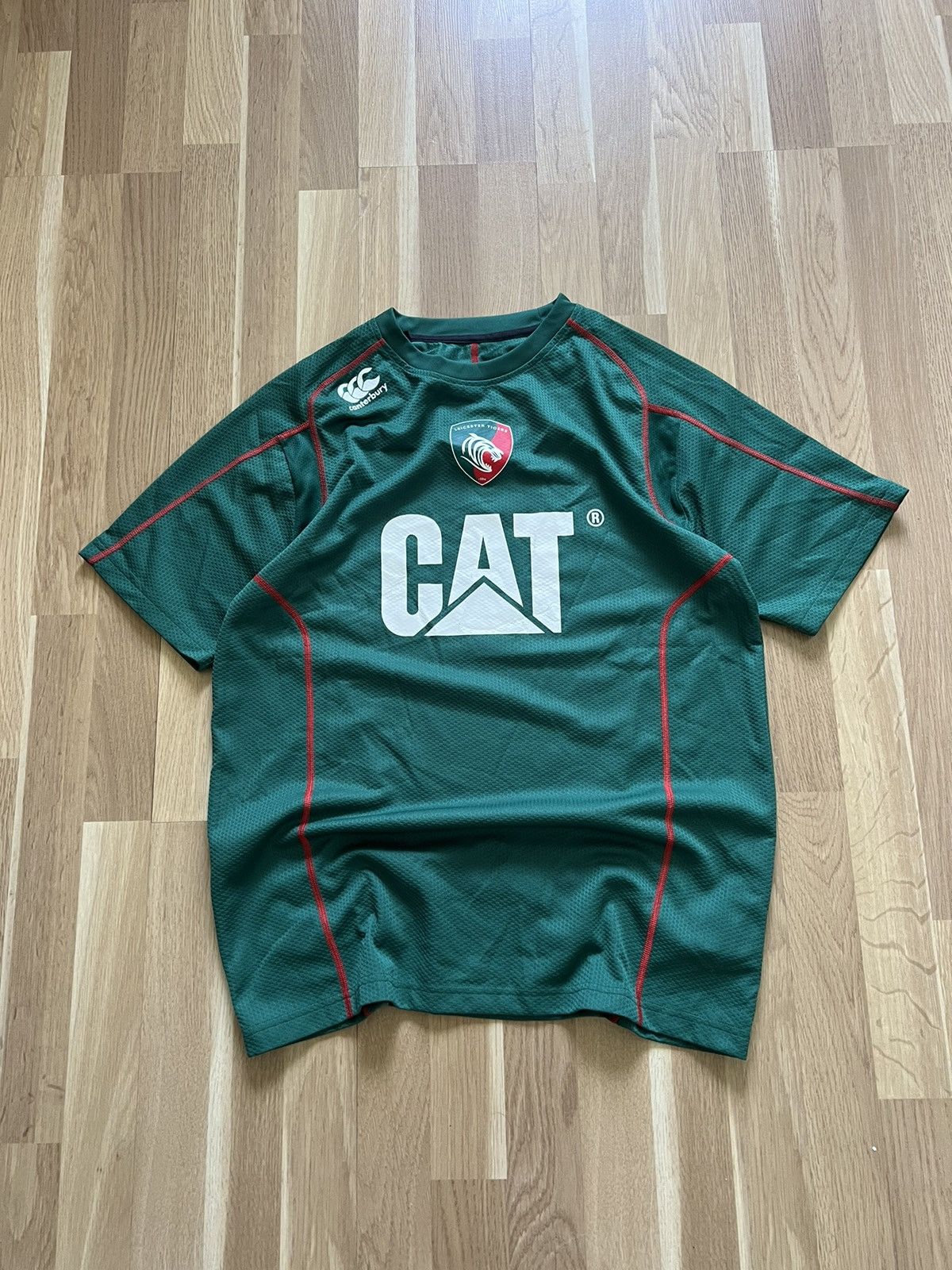 Vintage Leicester tiger football rugby jersey cat conterbury Size US M / EU 48-50 / 2 - 1 Thumbnail
