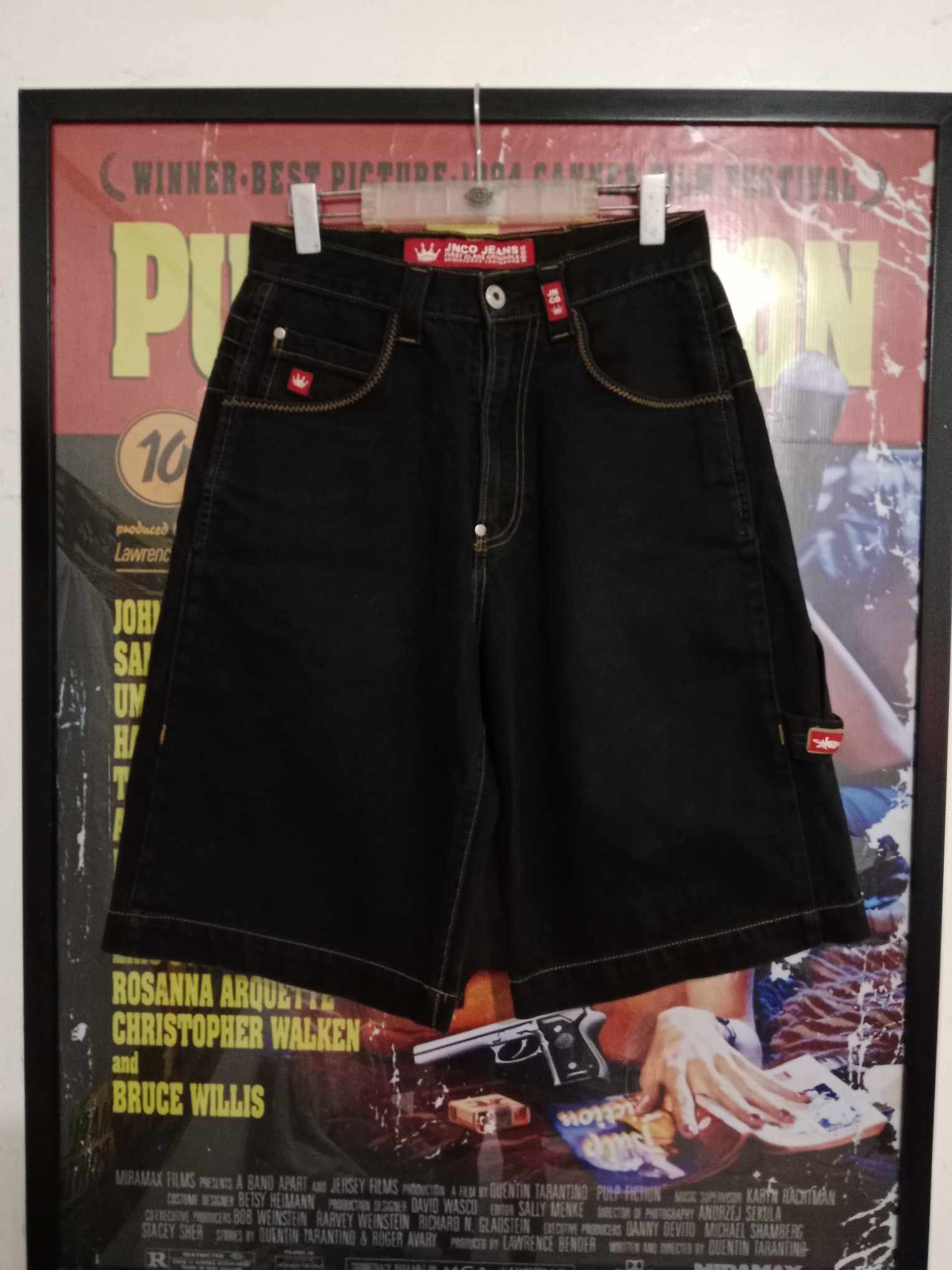 JNCO × Vintage JNCO Flaming Skull Jorts Size US 30 / EU 46 - 2 Thumbnail