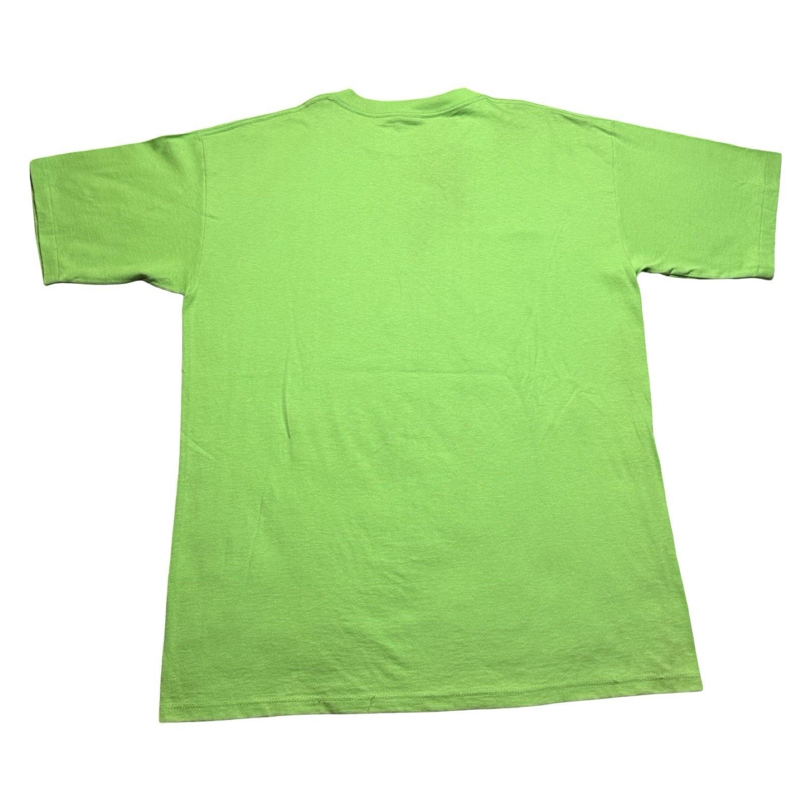 Vintage Vintage 1990s Boss I.G. Design Spell Out Green T-Shirt 2XL Size US XXL / EU 58 / 5 - 6 Thumbnail