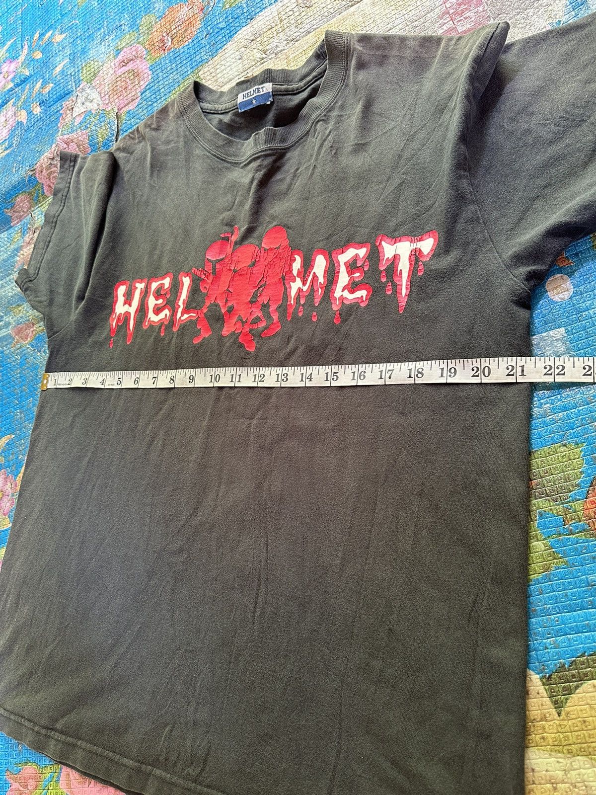 Band Tees Vtg 90’s HELMET Meantime tour Sunfaded Tee M Size US M / EU 48-50 / 2 - 10 Thumbnail