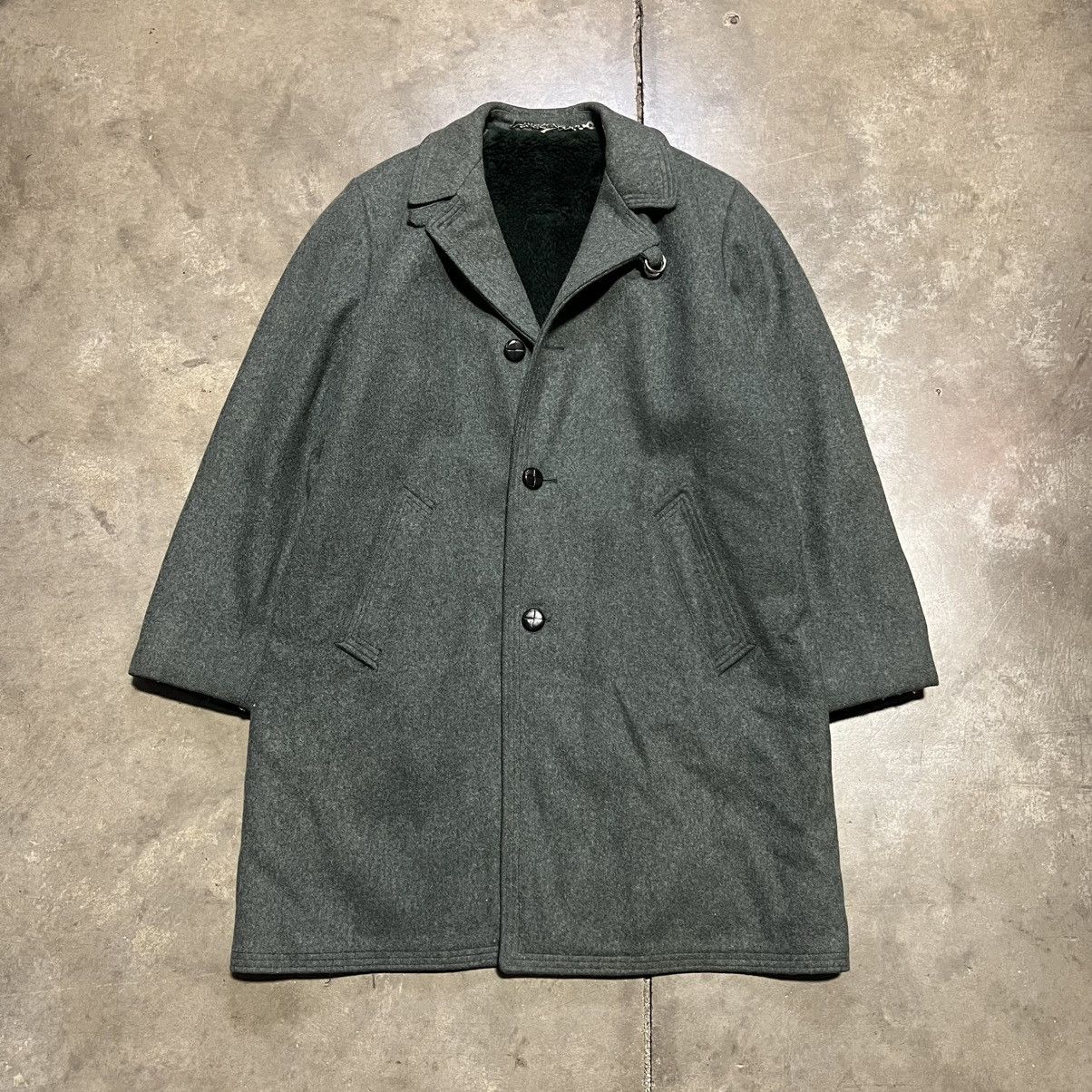 Vintage Vintage Wool Trench Long Coat Overcoat Western 60s 70s USA Size US M / EU 48-50 / 2 - 2 Thumbnail