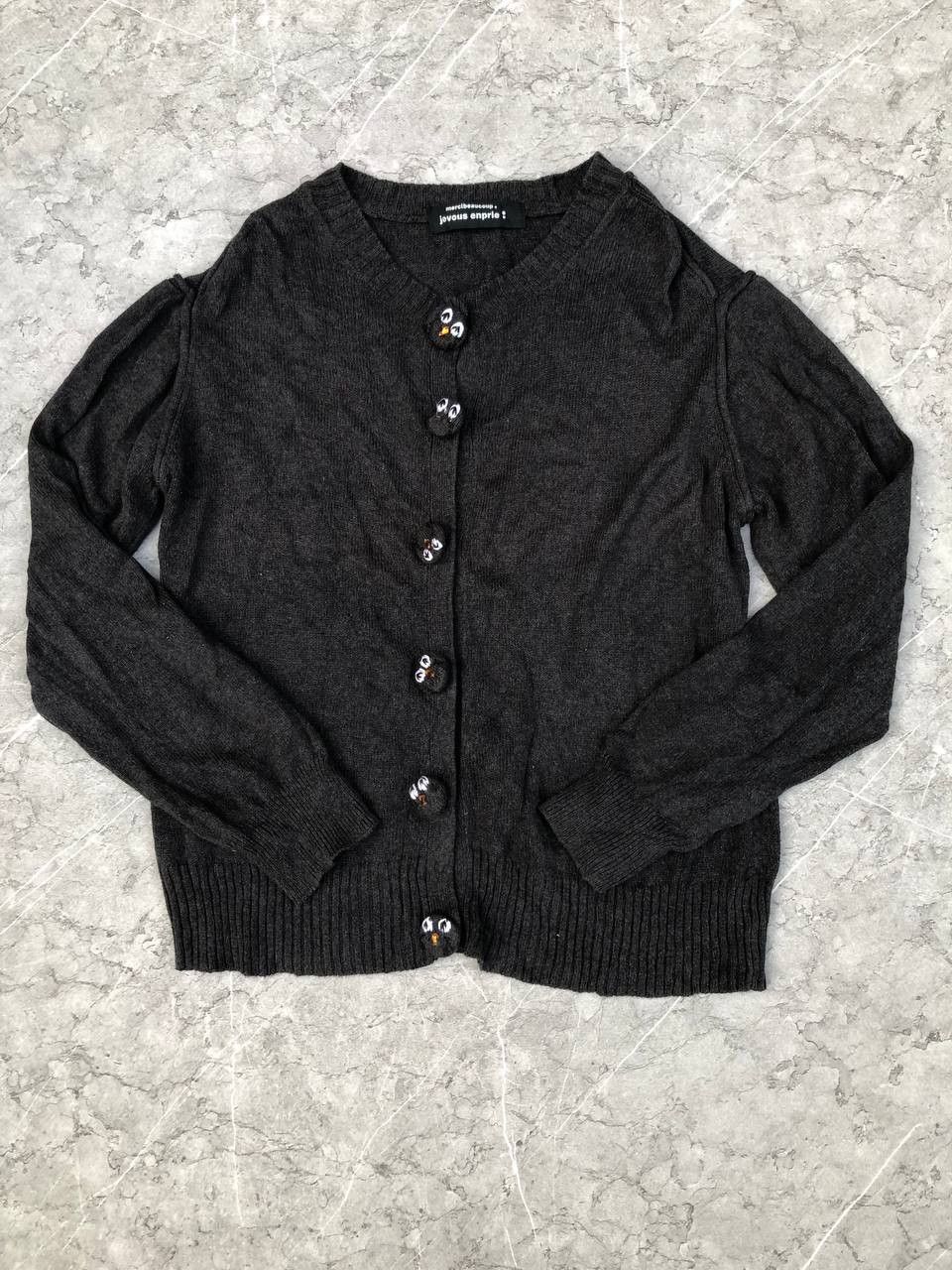 Issey Miyake × Japanese Brand × mercibeaucoup Mercibeaucoup Knit Cardi Button Up Size US S / EU 44-46 / 1 - 1 Thumbnail