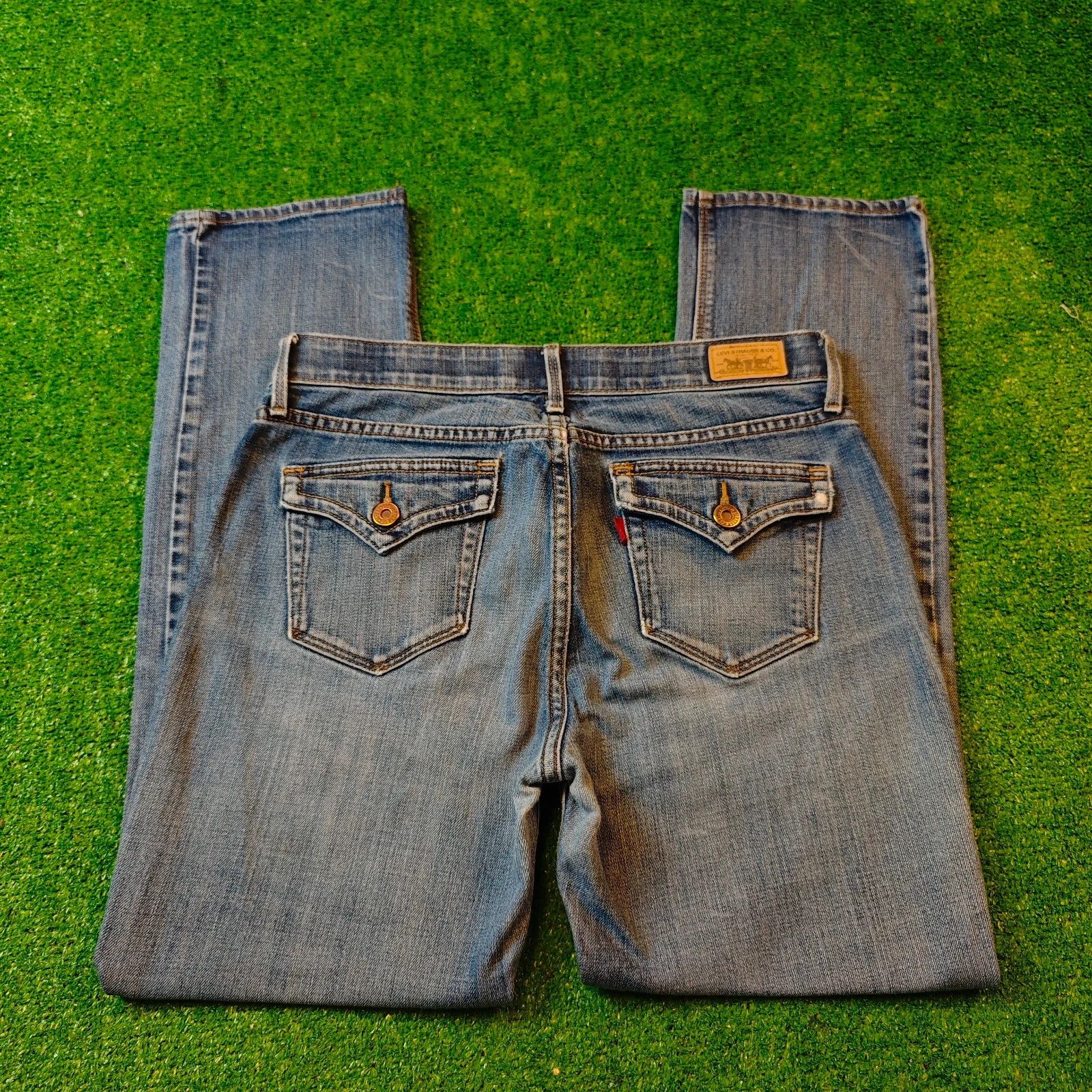 Levi's Levi's 525 Jeans Womens 30 Blue straight perfect waist Size 30" / US 8 / IT 44 - 1 Thumbnail