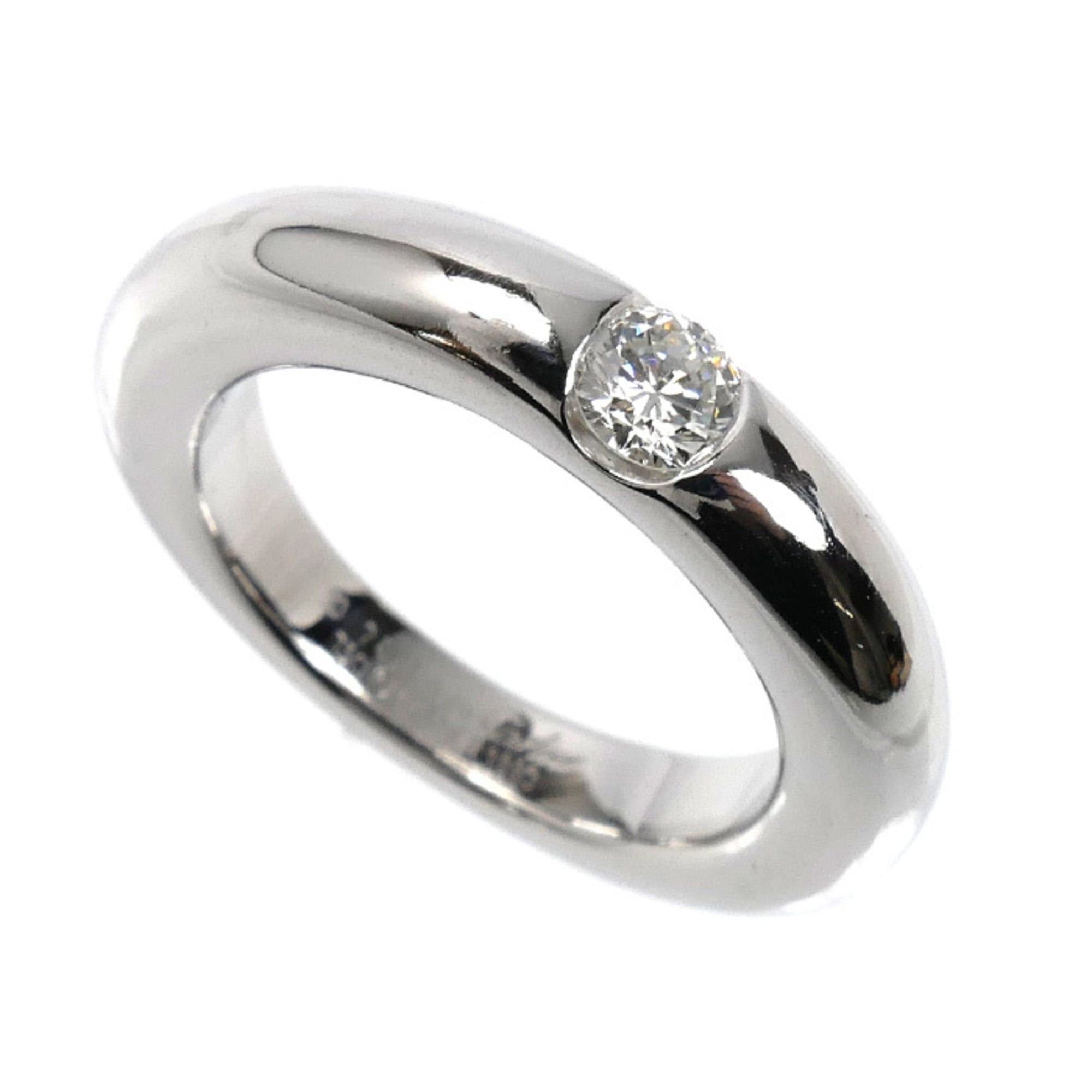 Cartier Cartier 18KWG White Gold Ellipse Ring B4027350 Diamond 0.25ct 50 9.7g Women's Size ONE SIZE - 1 Thumbnail
