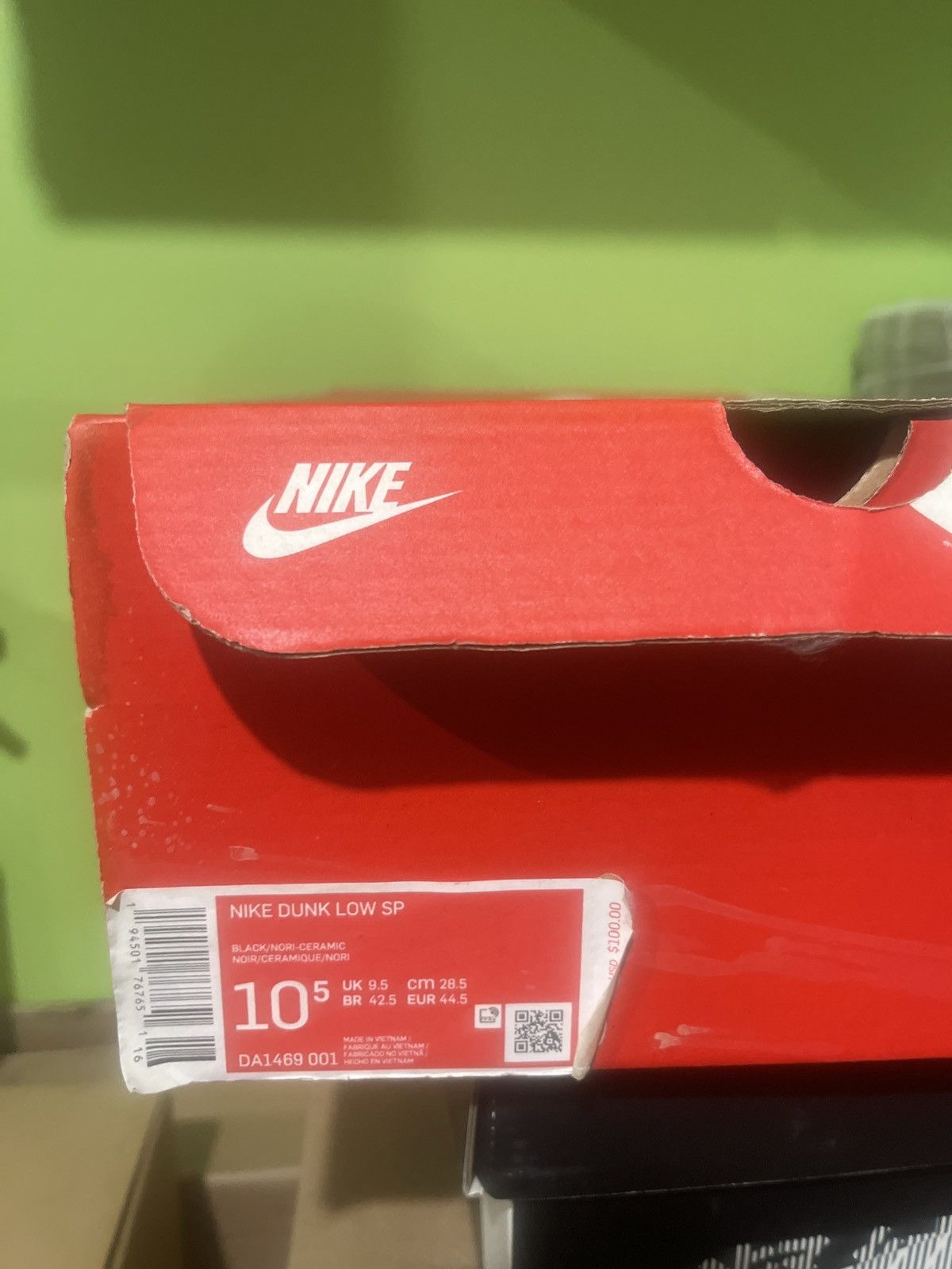 Nike Nike Dunk Low SP CERAMIC Size US 10.5 / EU 43-44 - 7 Thumbnail