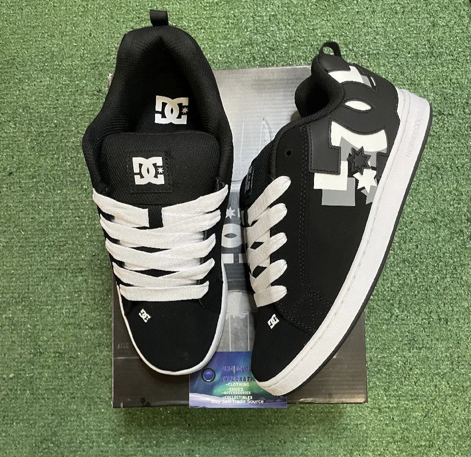DC DC Court Graffik 3D Skate Shoe Black / White / Grey Size US 7.5 / EU 40-41 - 1 Thumbnail