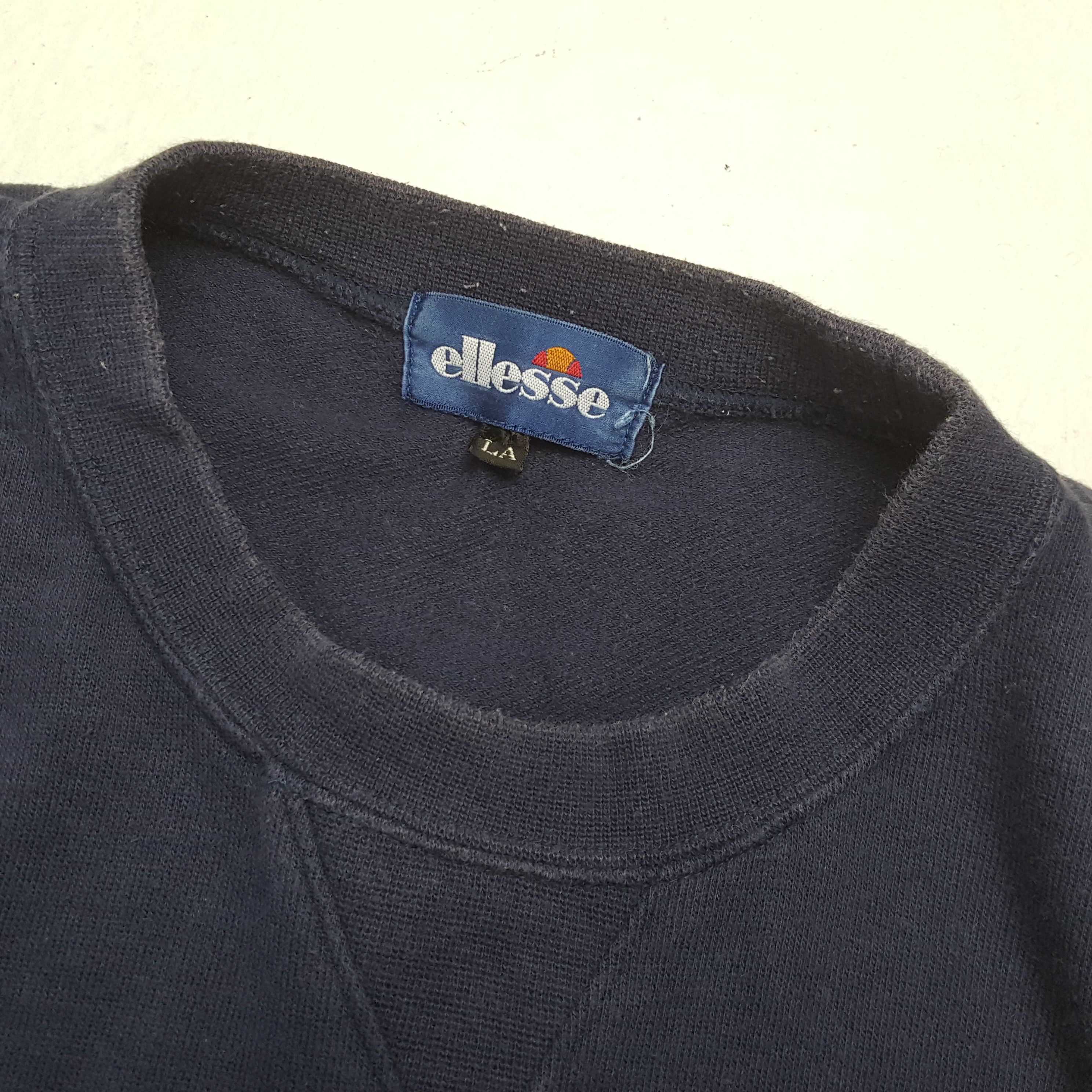 Ellesse × Vintage ELLESSE Logo Spellout Design Sweatshirt Size US L / EU 52-54 / 3 - 7 Thumbnail