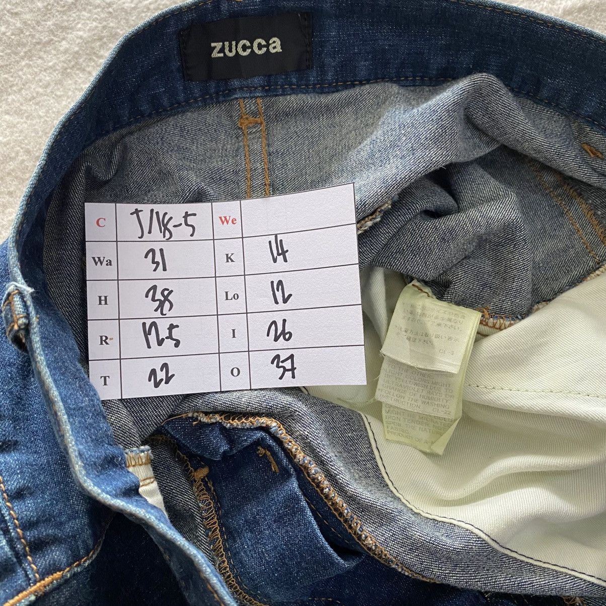 CABANE de ZUCCa × Issey Miyake × Japanese Brand Cabane De Zucca Issey Miyake Zipper Side Denim Jeans Size 31" - 8 Thumbnail