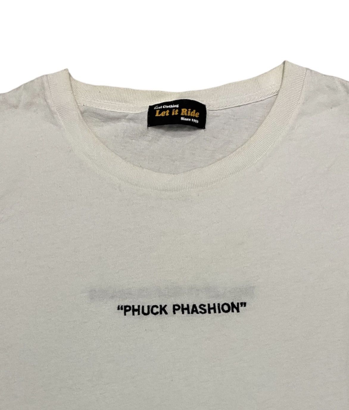 Let is Ride Japan Fuck Fashion embroidered tee