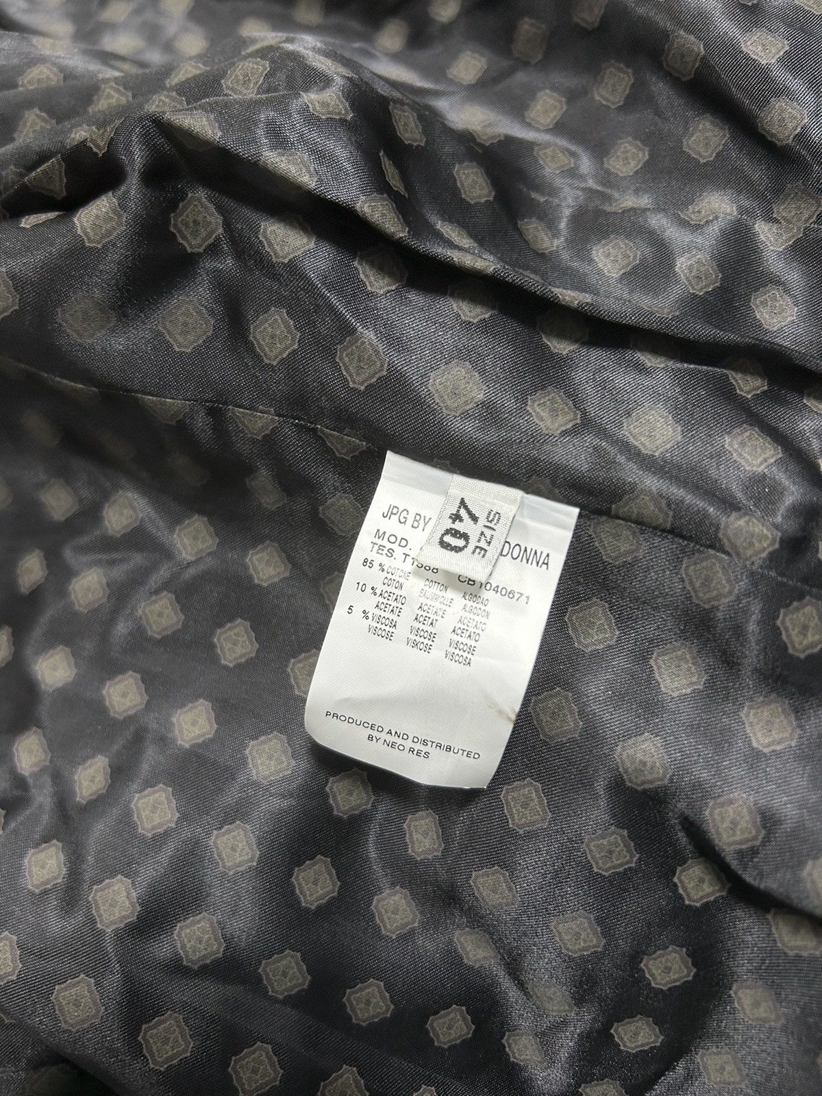 Jean Paul Gaultier Archive Jean Paul Gaultier Denim Striped Zip Jacket Size S / US 4 / IT 40 - 8 Thumbnail