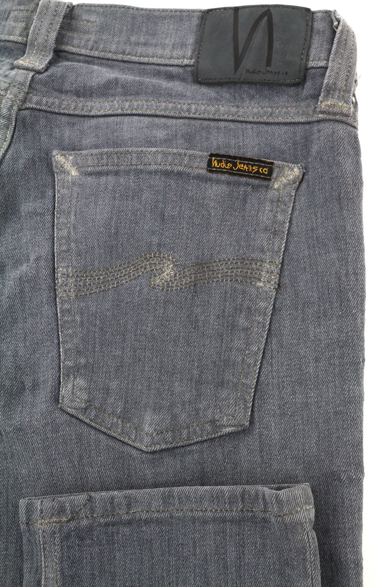 Nudie Jeans TIGHT LONG JOHN W30/L34 Charcoal Slim Denim Jeans 80703 Size US 30 / EU 46 - 5 Thumbnail