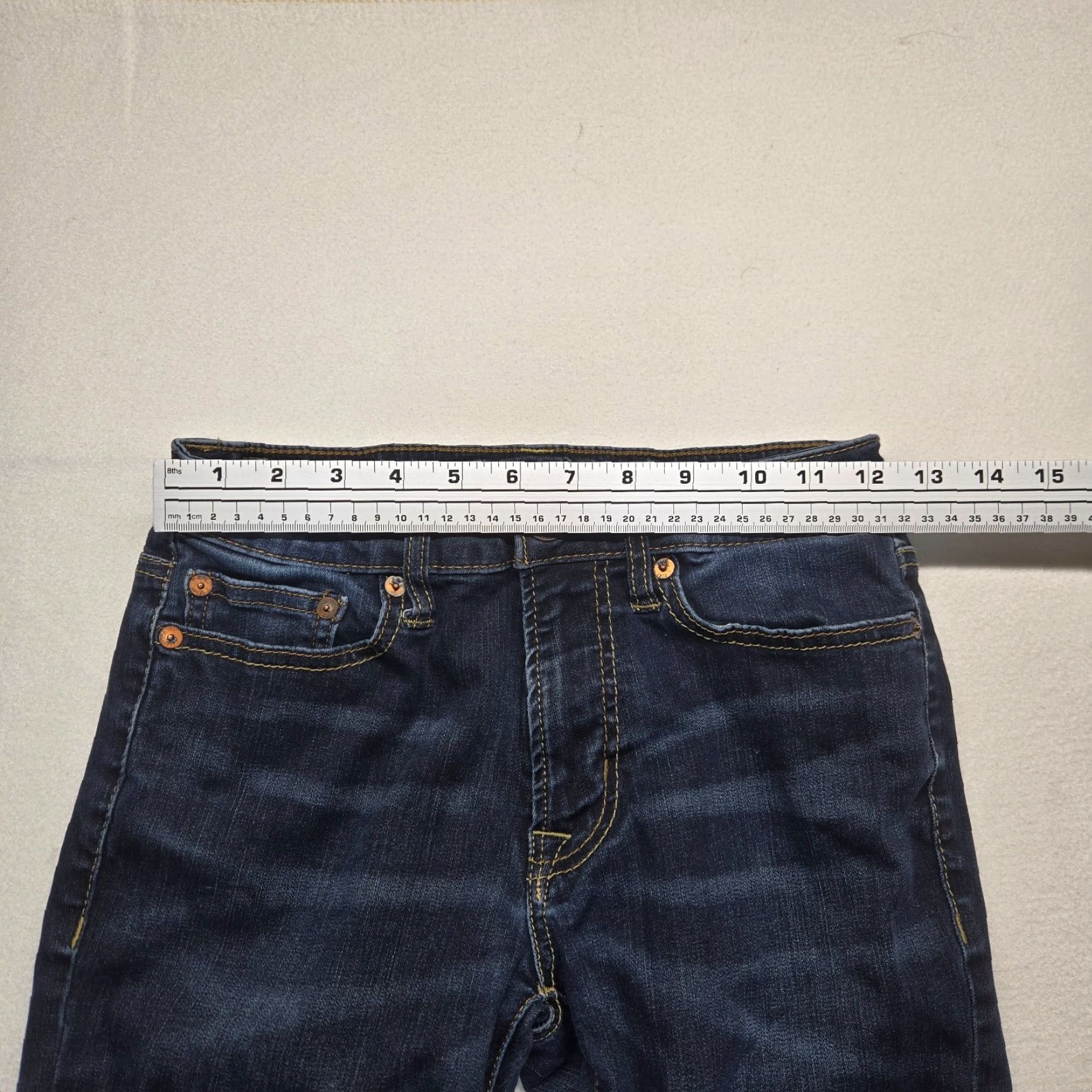 American Eagle Outfitters American Eagle Outfitters Jeans Men 26 x 28 Slim Straight Denim Blue 5-Pocket Design Size US 26 / EU 42 - 5 Thumbnail